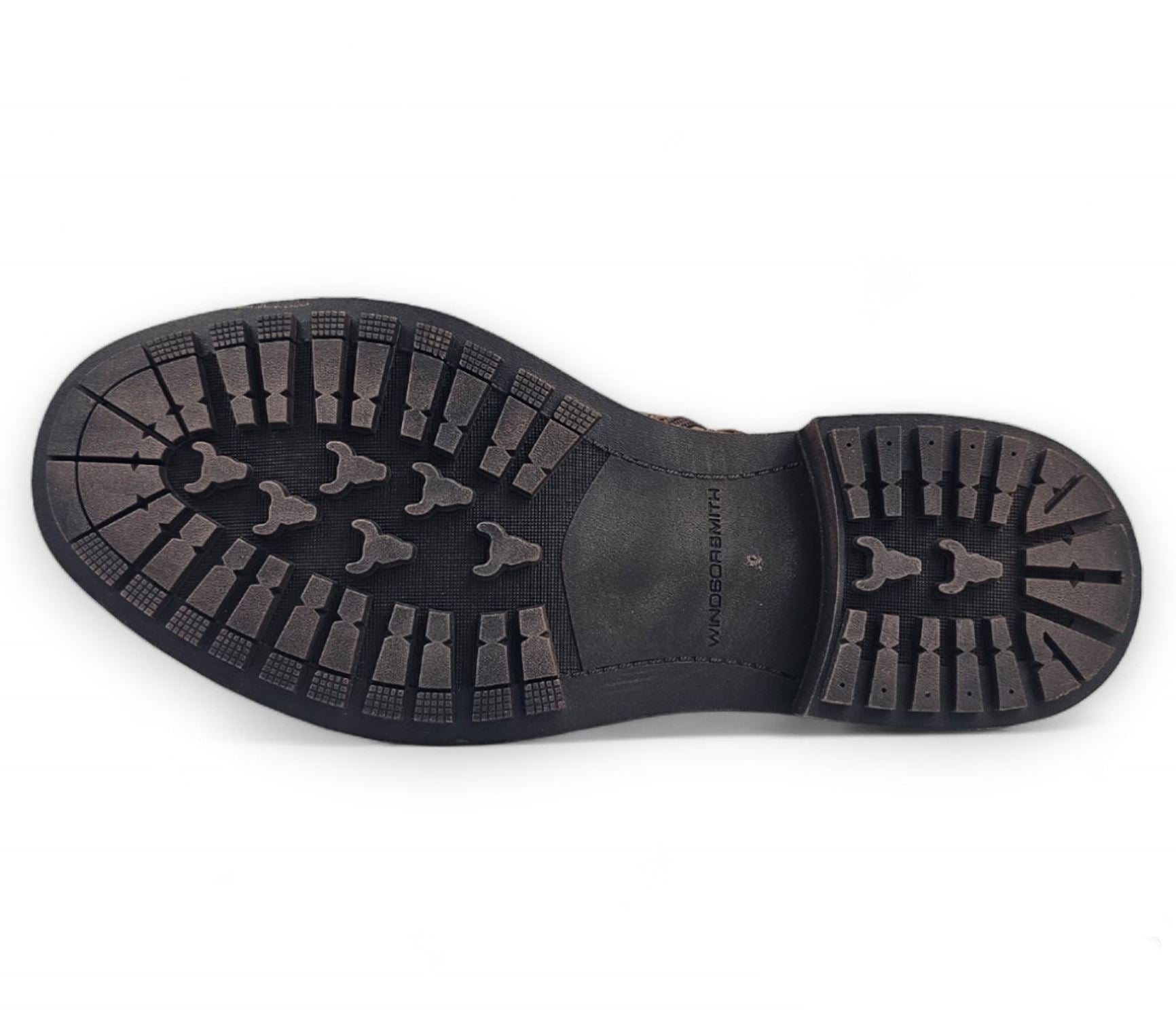 Beau - Men's Brown Lace Up Side Zip Leather Chelsea Boots