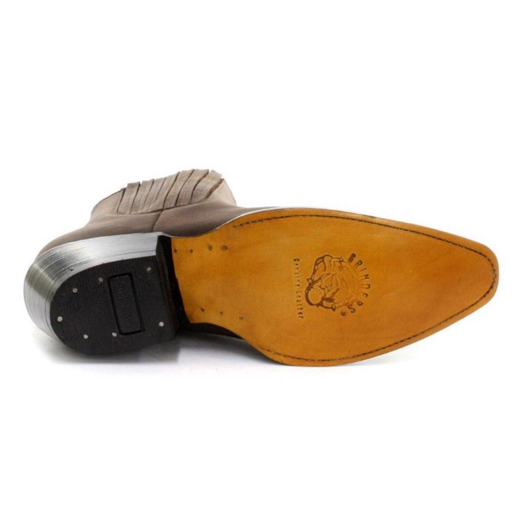 Mens Cowboy Ankle Boots Grinders Maverick Real Leather Western Riding Cuban - Knighthood Store