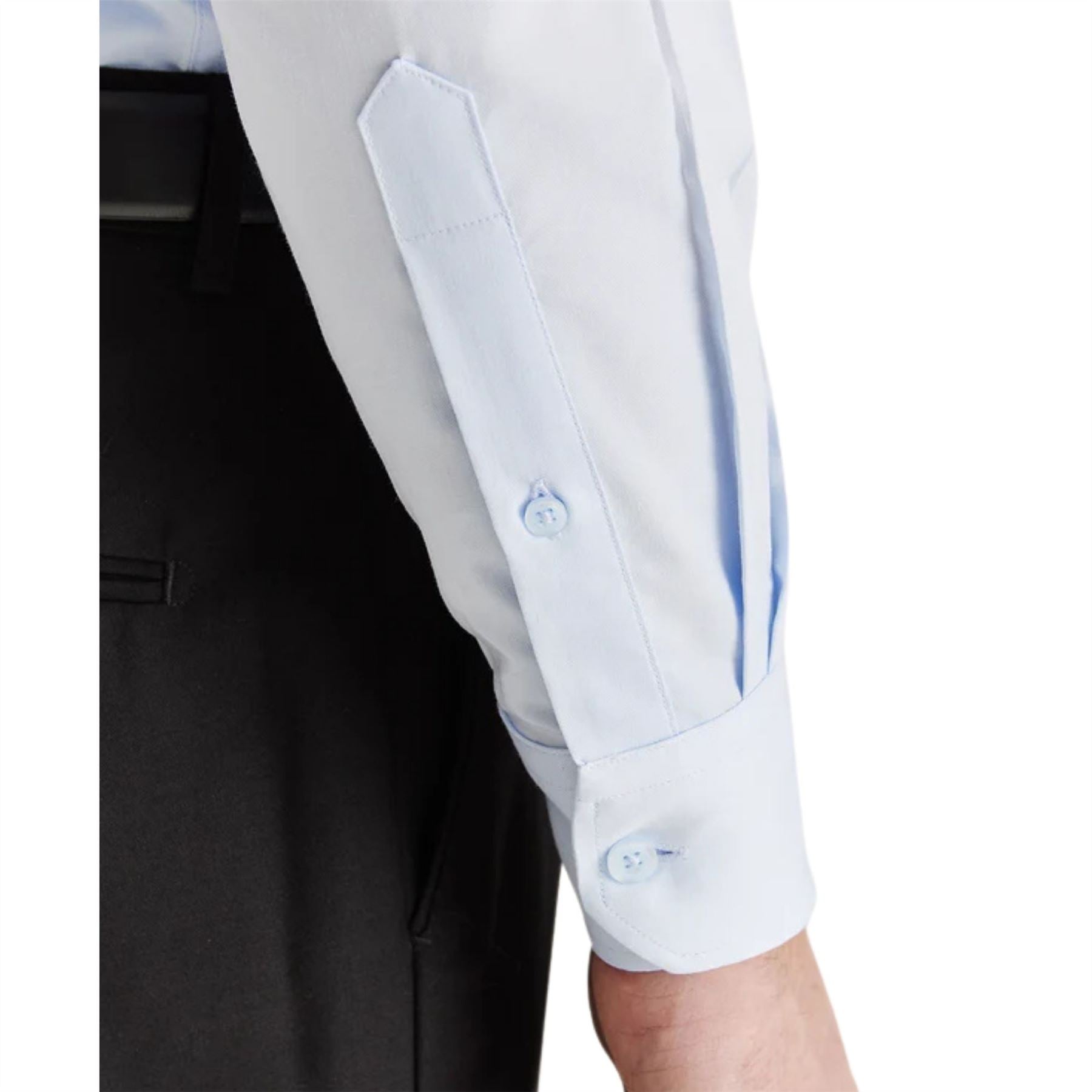 Men’s Classic Double Cuff Cutaway Collar Dress Shirt
