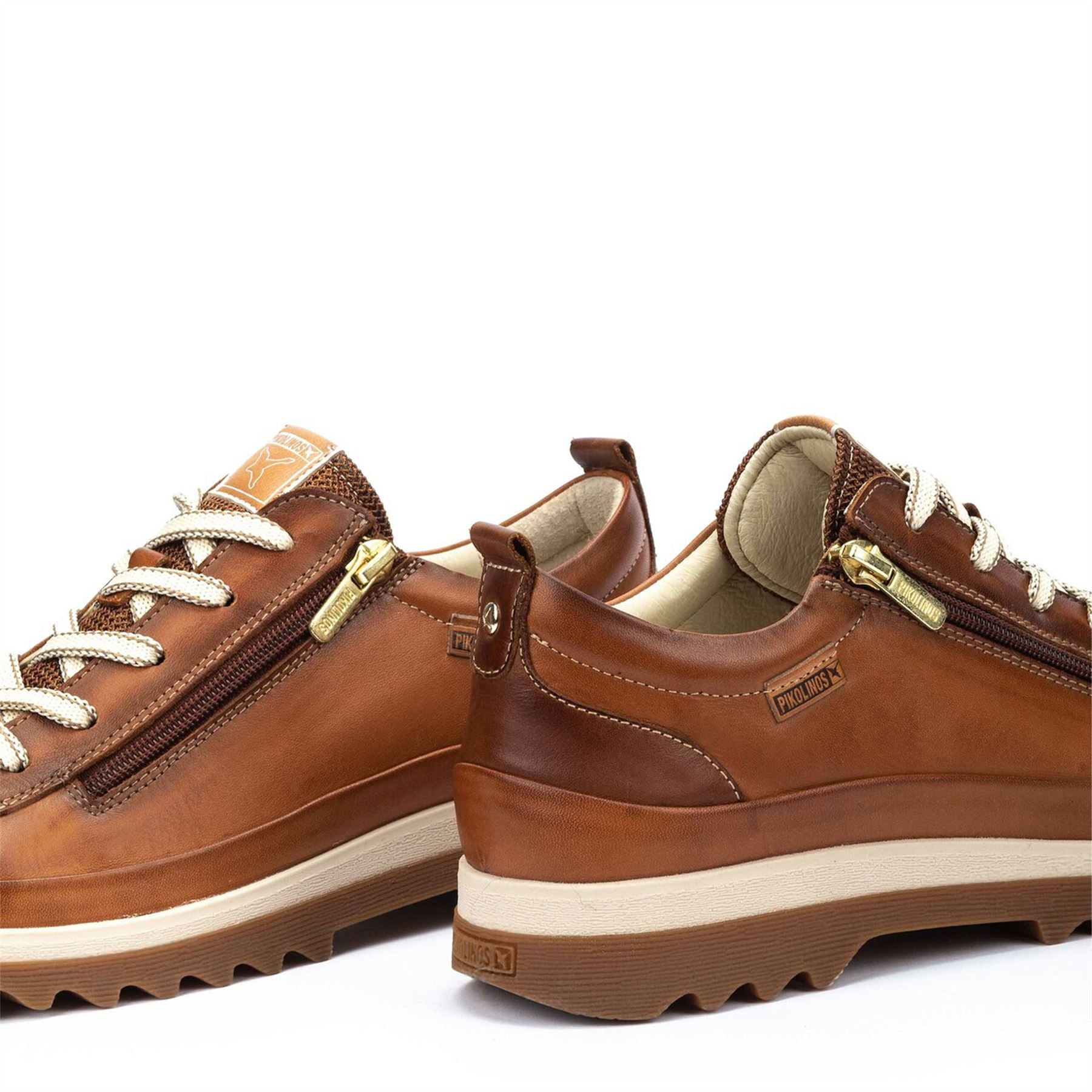 Vigo - Women’s Brandy Brown Leather Sneakers