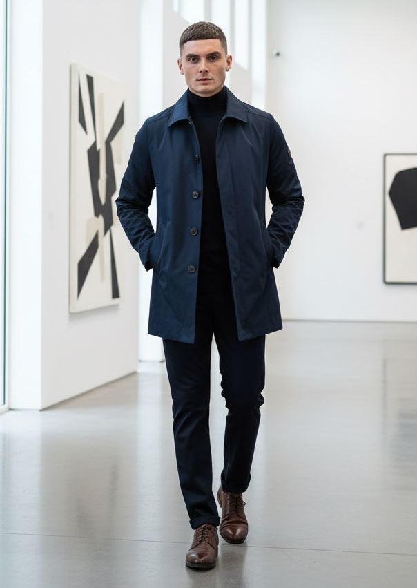 Barracuda - Men's Lightweight Classic Trench Coat