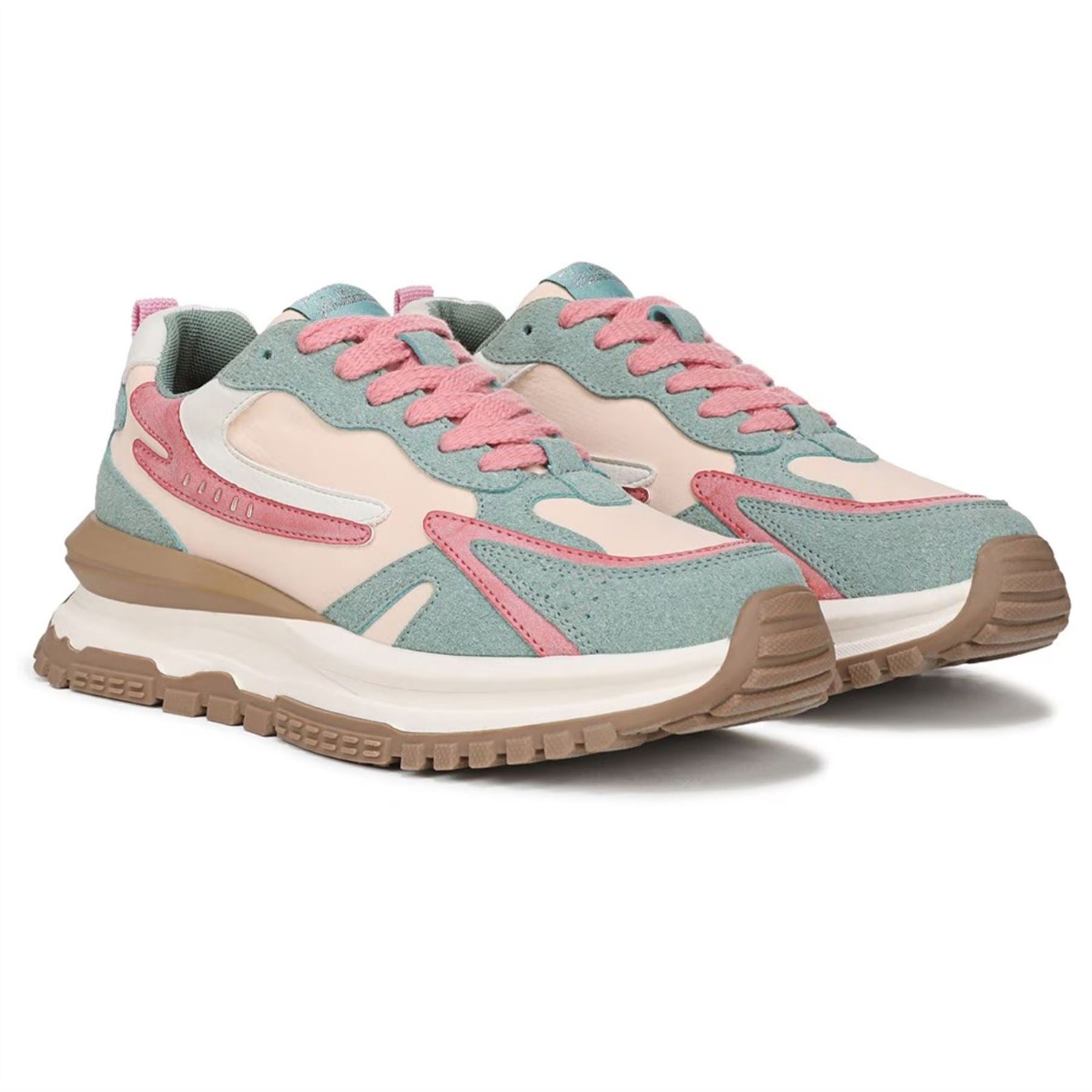 Leo - Women's Watermelon Retro Lace-Up Sneakers