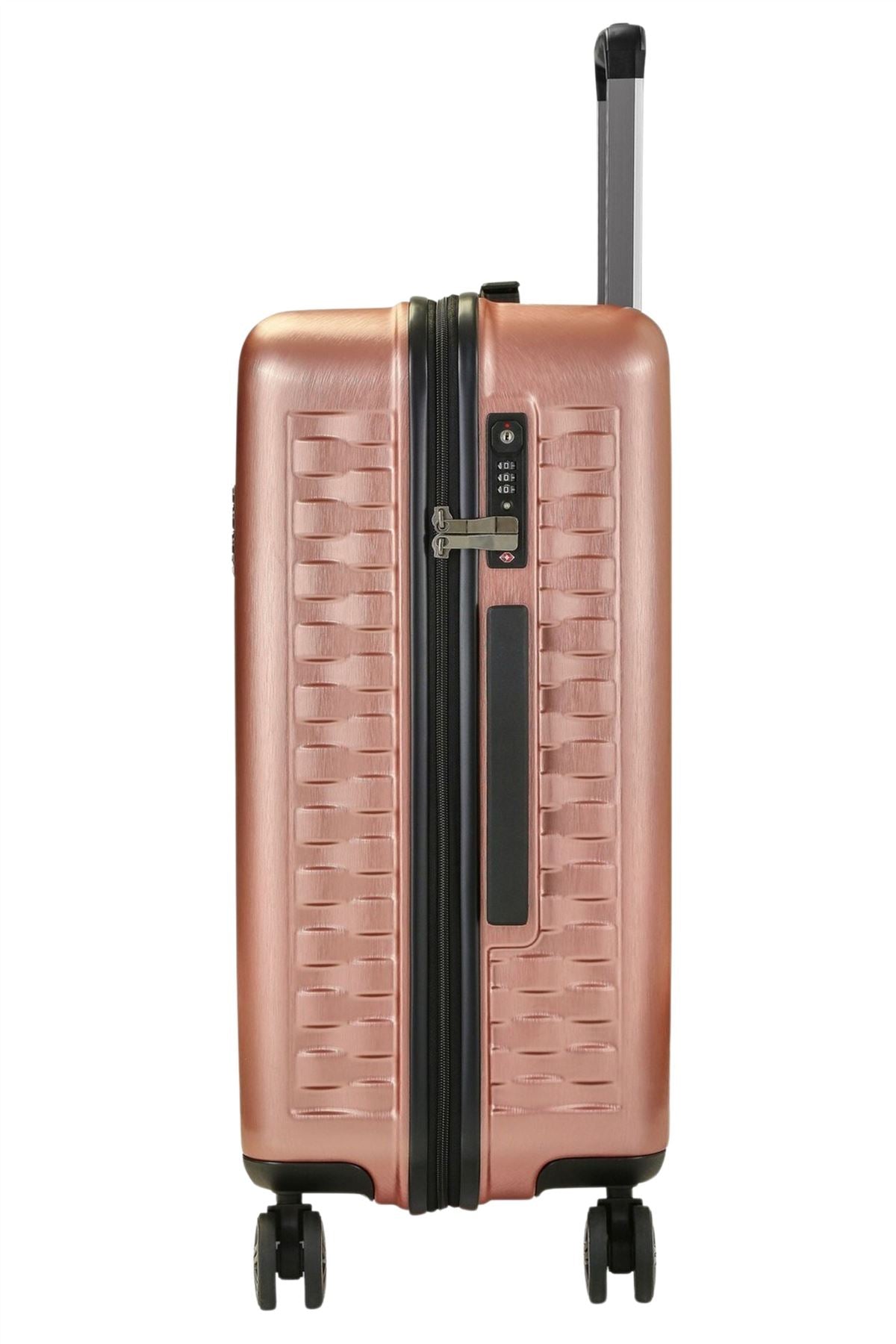 Allure Luggage Suitcase Travel Bag Carry On Hand Cabin Check in Hard-Shell 4 Spinner Wheels Trolley Set