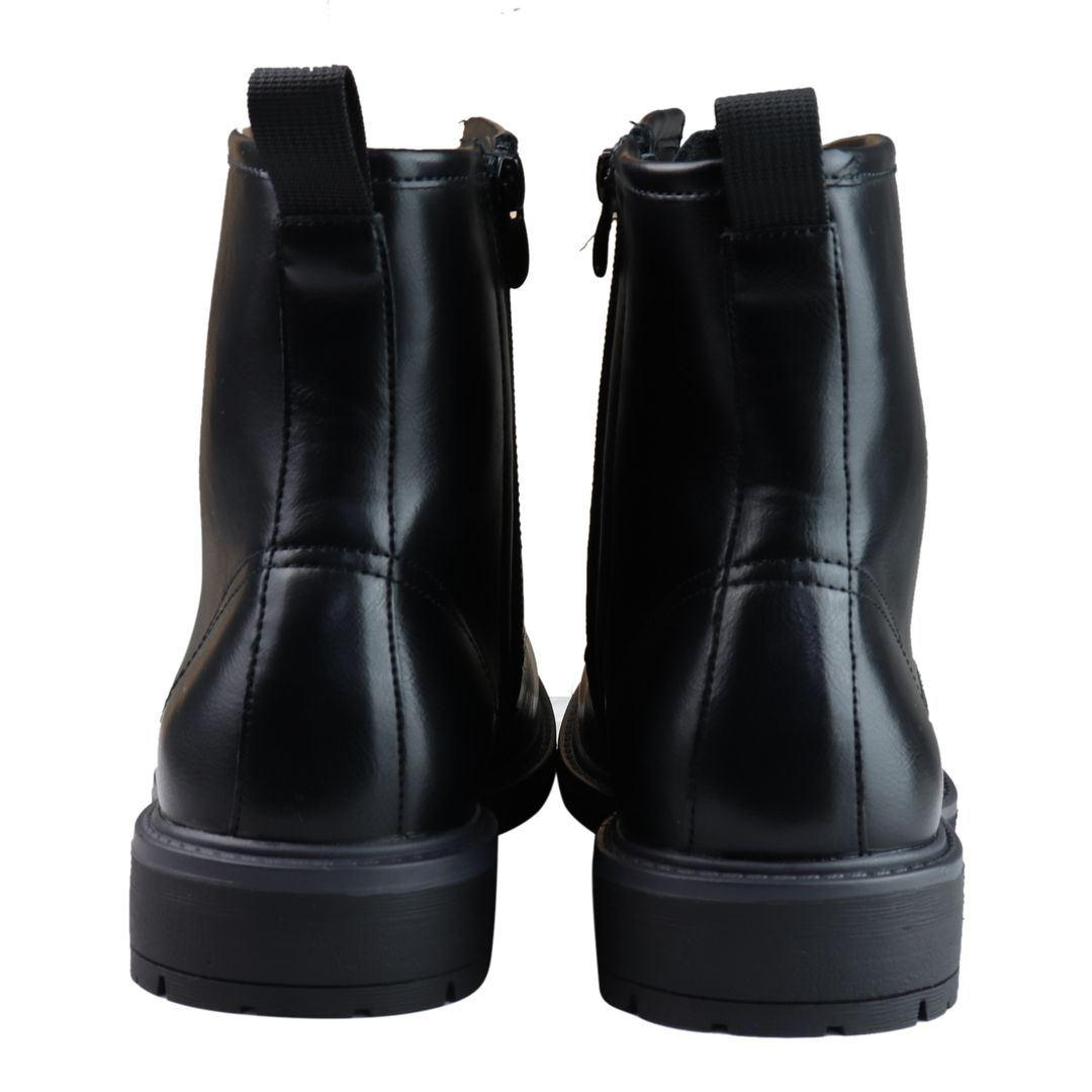 Mens Military Boots Smart Casual Blinders 1920s Retro Vintage Laced Ankle - Knighthood Store