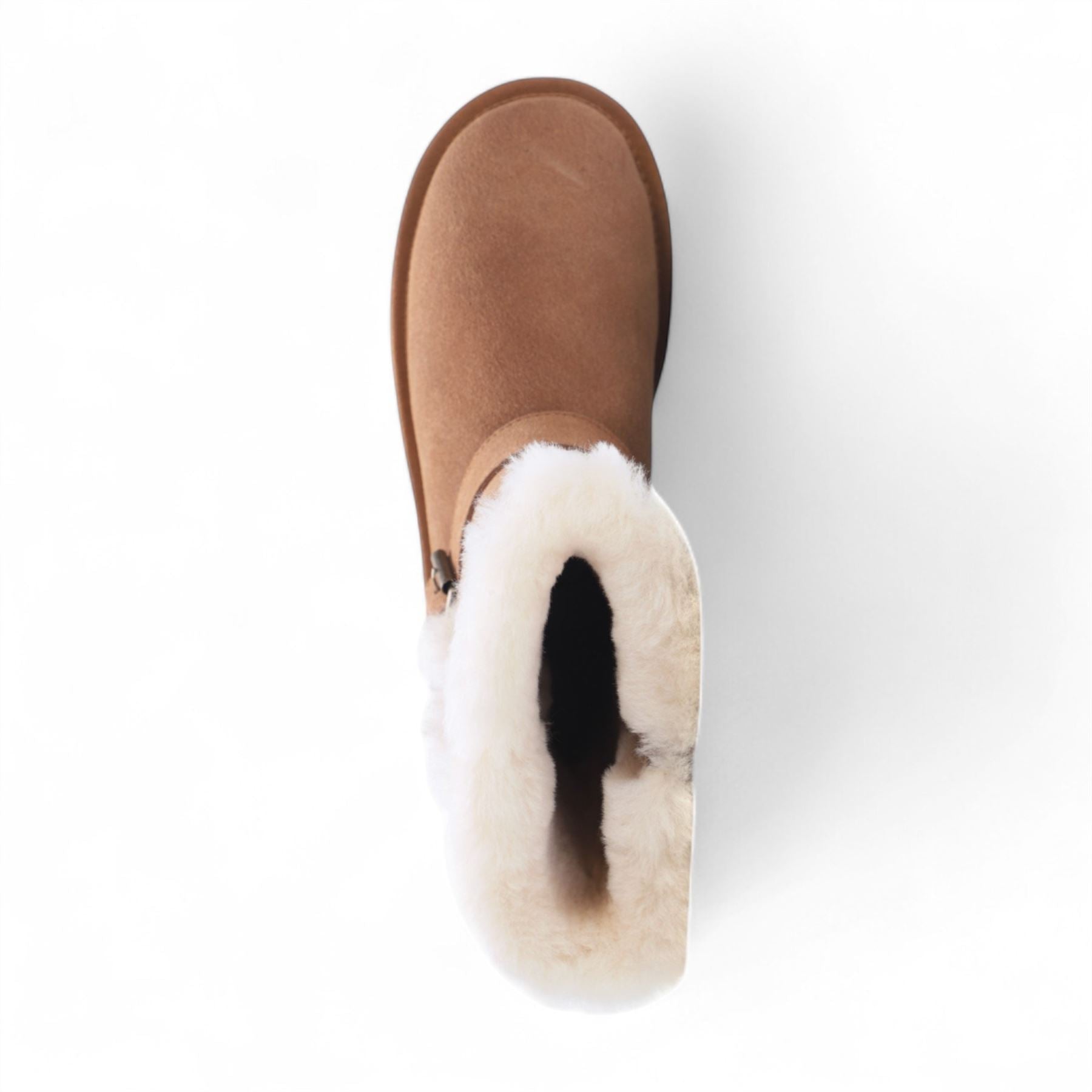 Redwood - Women's Brown Sheepskin Suede Winter Boots