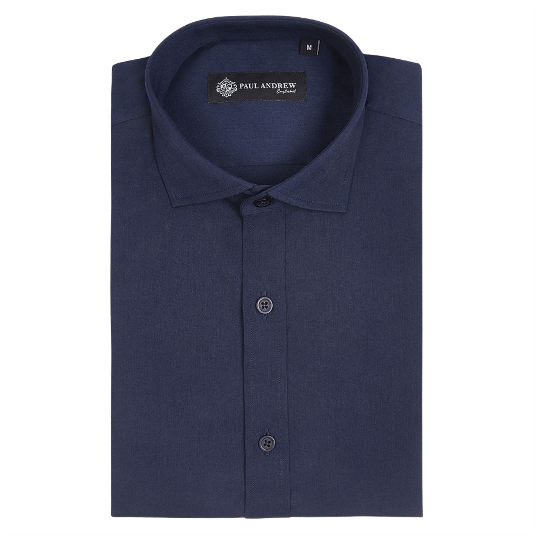 Men’s Classic Double Cuff Cutaway Collar Dress Shirt