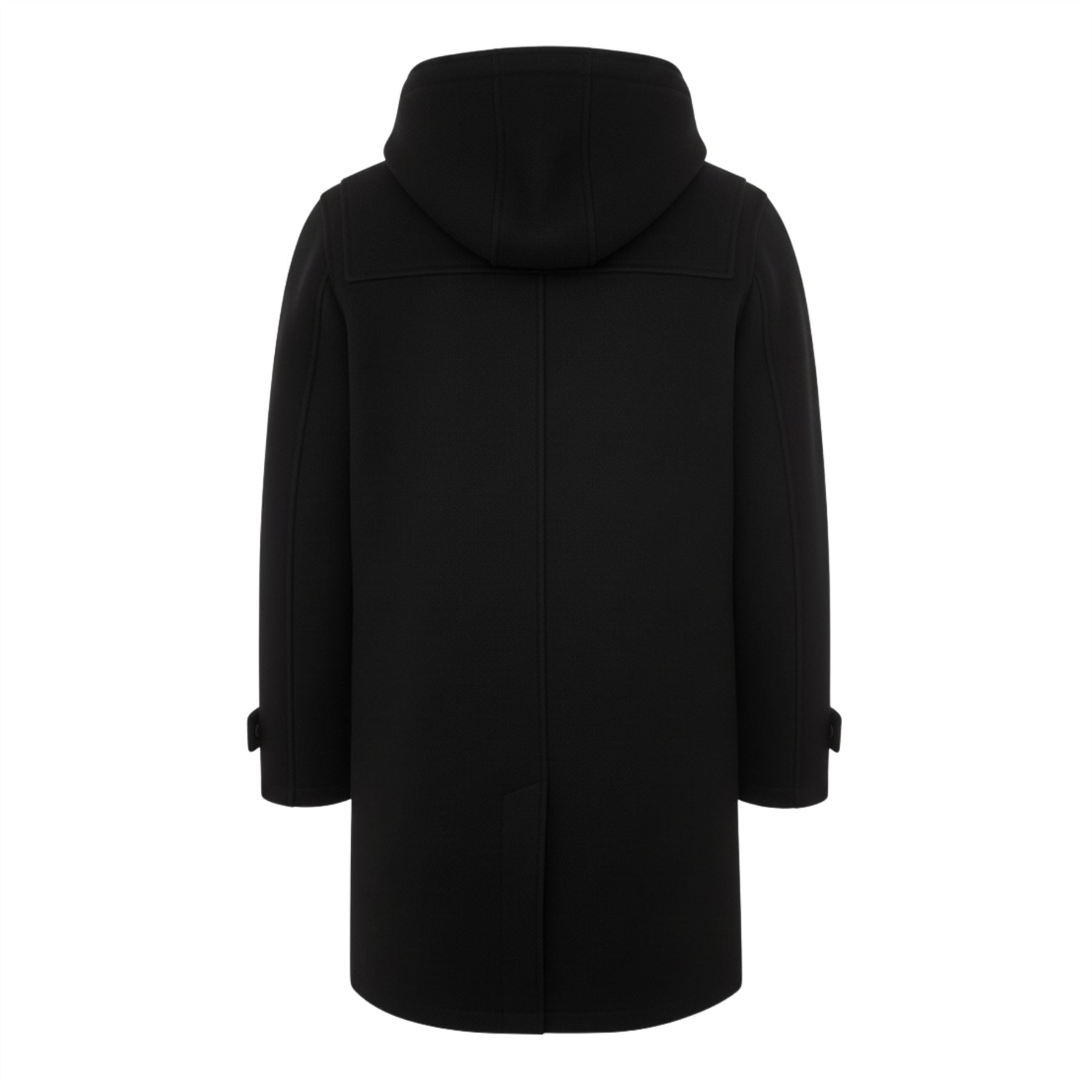 Men's Classic Toggle Fastener Hooded Duffle Coat