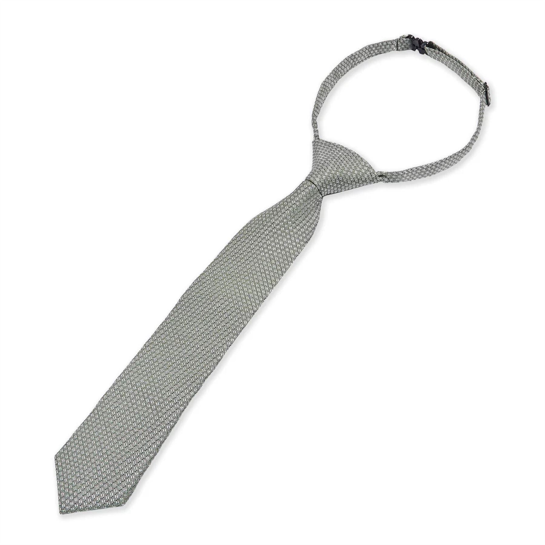 Boys Textured Necktie Satin Silk Tie