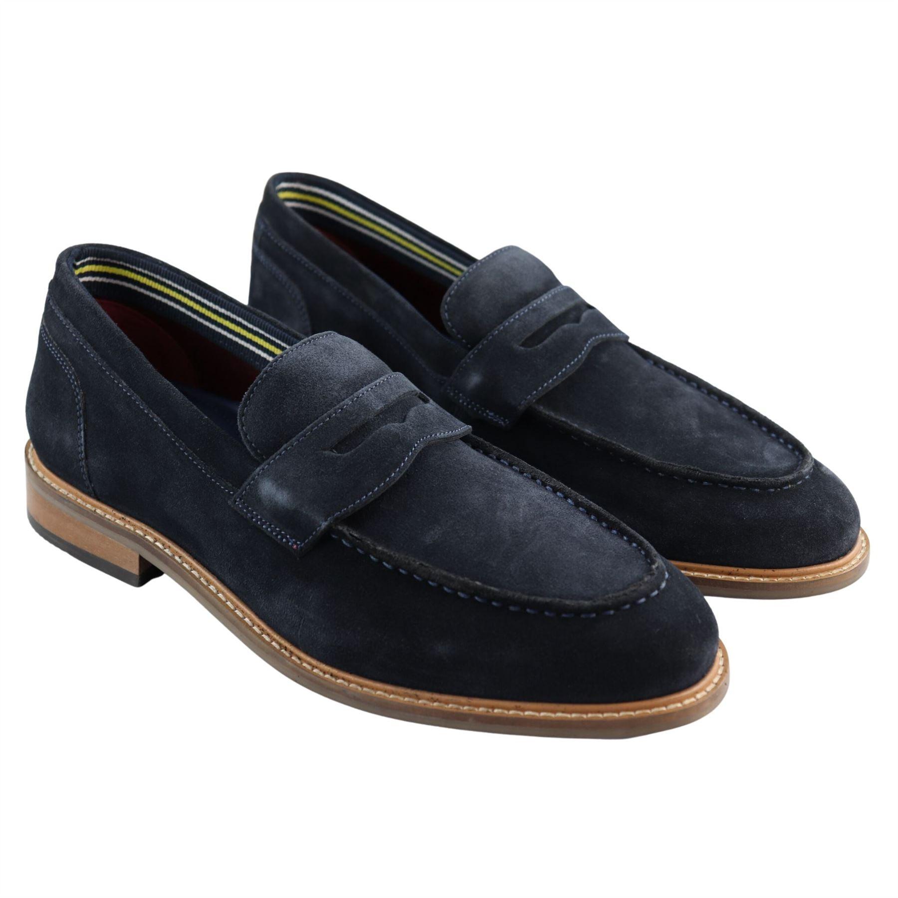 Mens Real Full Suede Slip On Loafers Boat Shoes Smart Casual Classic Comfort Fit - Knighthood Store
