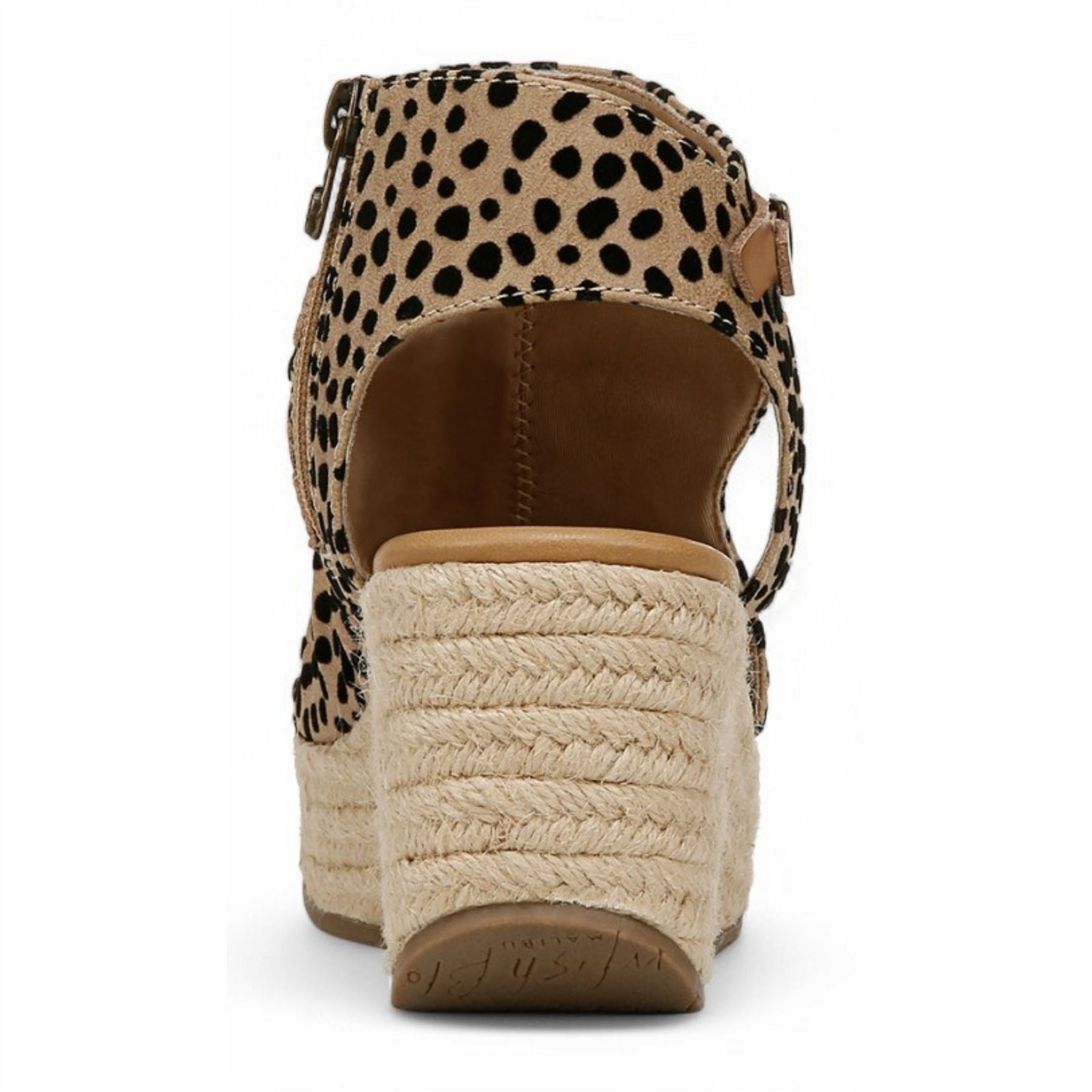 Lacey C Rope - Women's Brown Platform Wedge Sandals