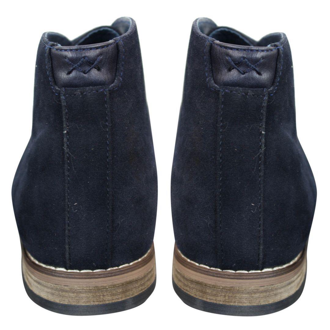 Mens Suede Ankle Boots Chelsea Laced Real Leather Lined Italian Design Smart Casual - Knighthood Store