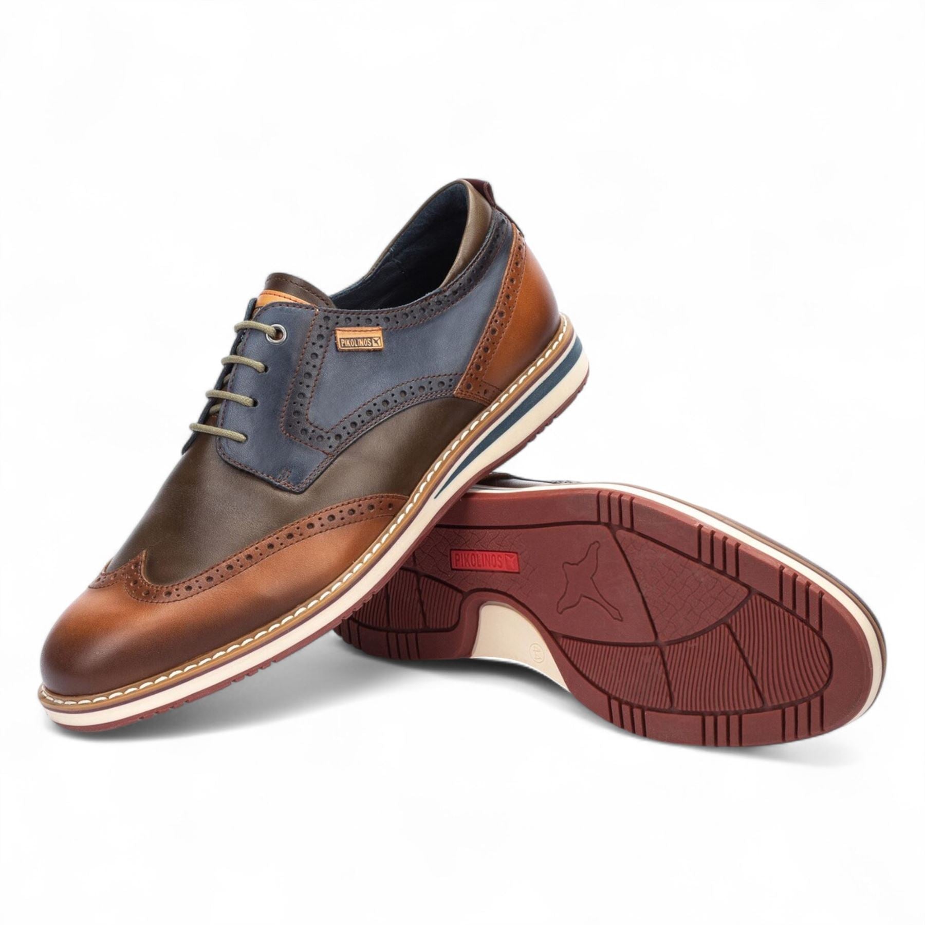 Avila - Men’s Brandy Brown Lace Up Leather Brogue