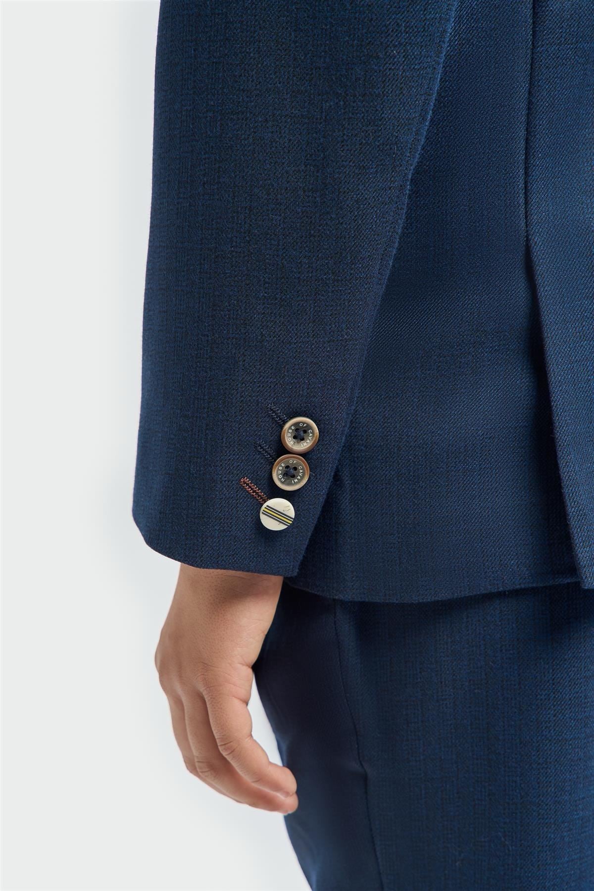 Boys Suit 3 Piece Navy Tailored Fit Wedding Formal Outfit