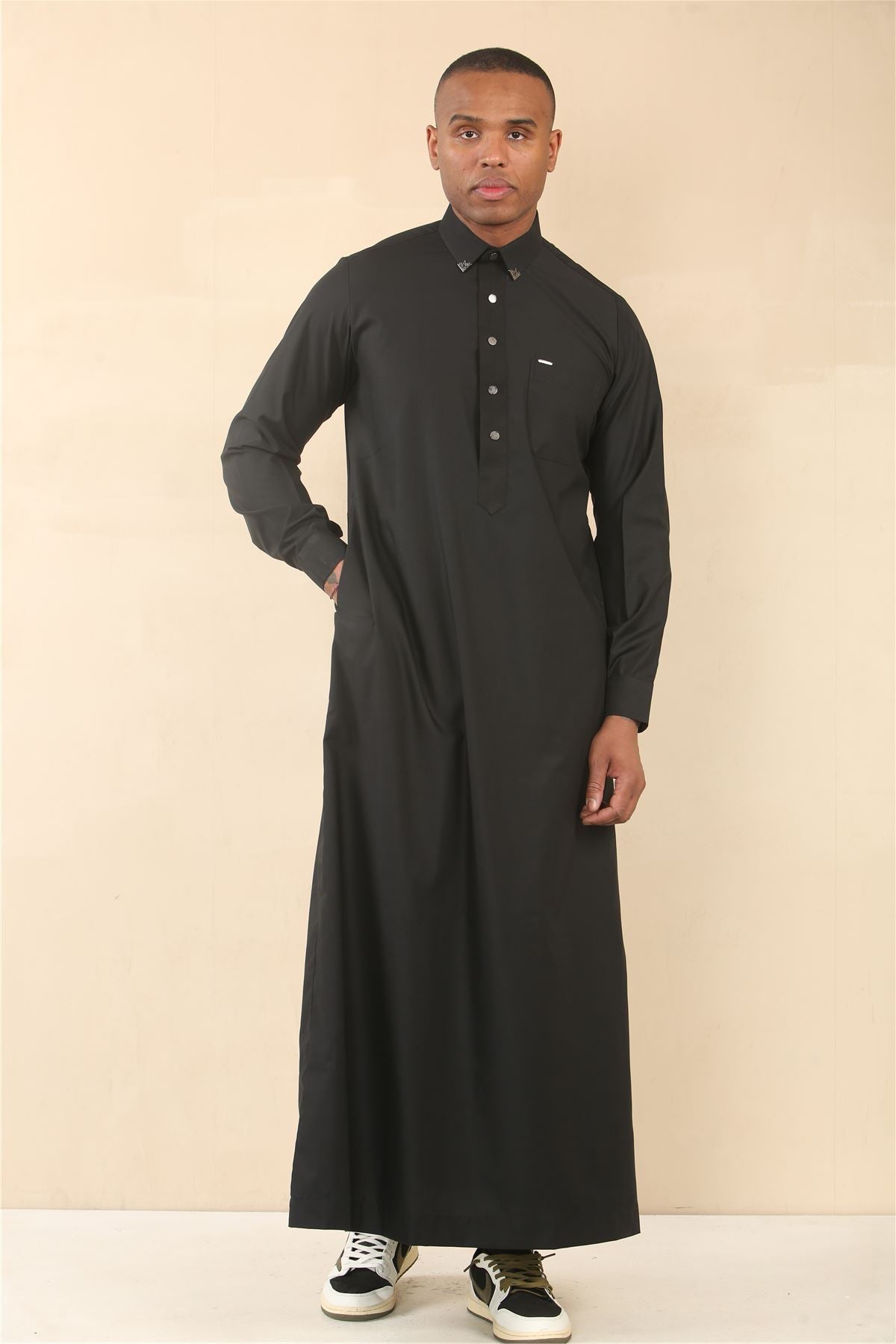 TT-004 - Men's Saudi Emirati Thobe Classic Shirt Collar