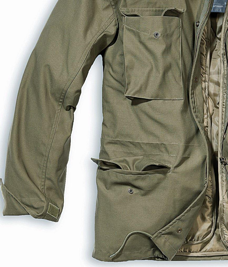 Brandit M65 Military Vintage Parka Jacket Field Army Combat Zip Warm Winter - Knighthood Store