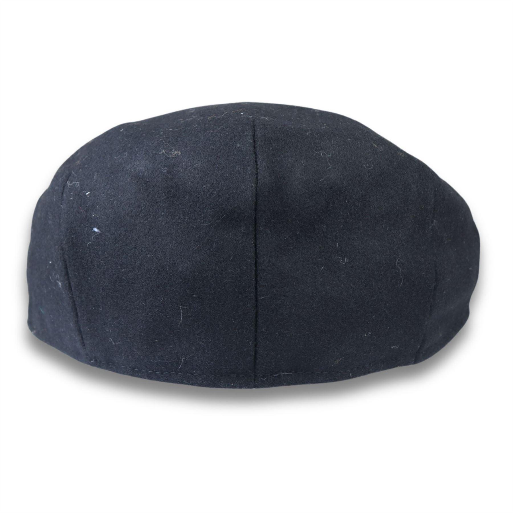 Men's Flat Cap Wool Blend Plain Solid Gatsby Ivy Del Boy Newsboy Hat - Knighthood Store