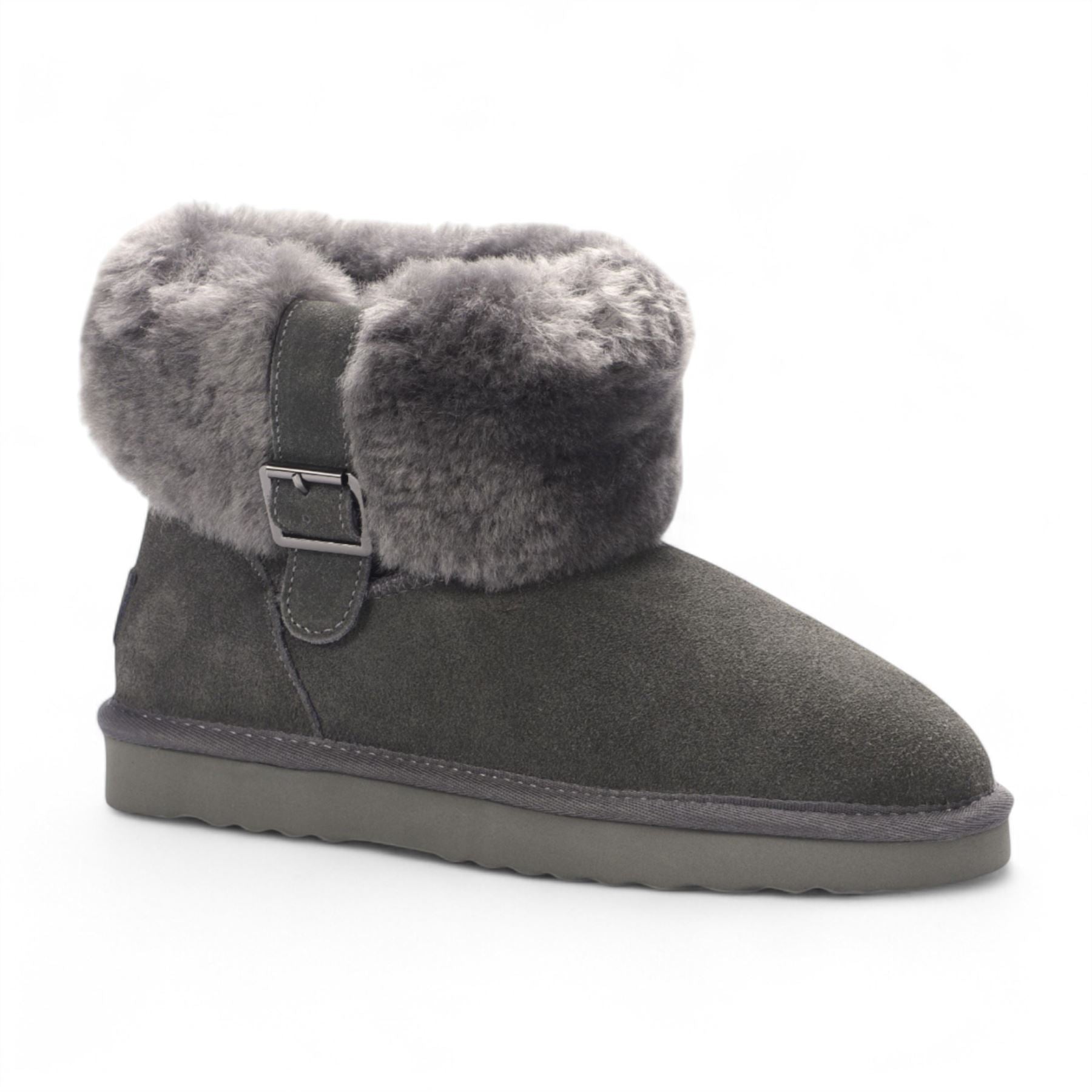 Granite - Women's Sheepskin Suede Winter Boots