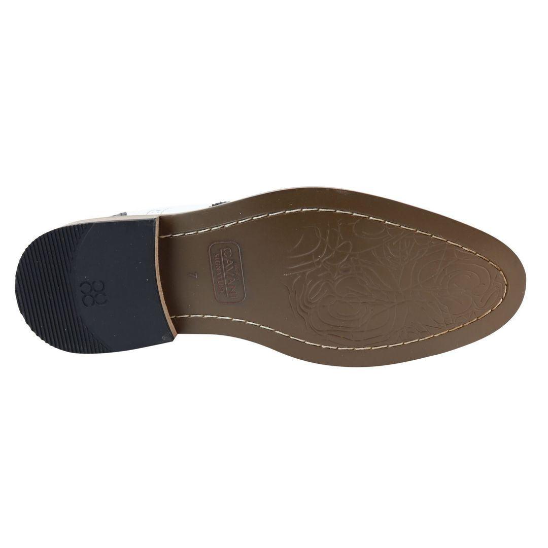 Mens Real Full Leather Gatsby Shoes Classic Leather 1920s Italian Smart Formal - Knighthood Store