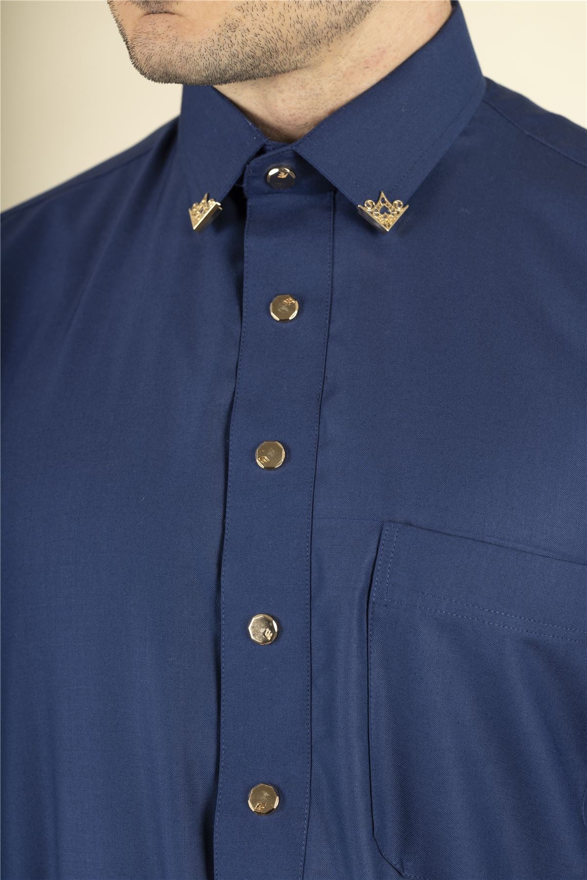 TT-004 - Men's Saudi Emirati Thobe Classic Shirt Collar