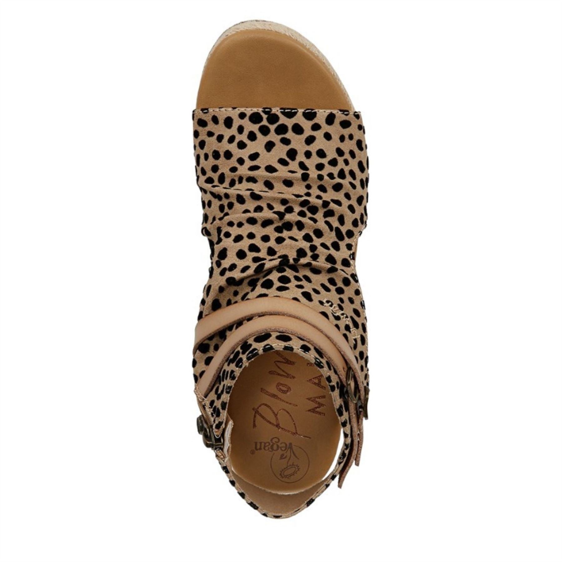 Lacey C Rope - Women's Brown Platform Wedge Sandals