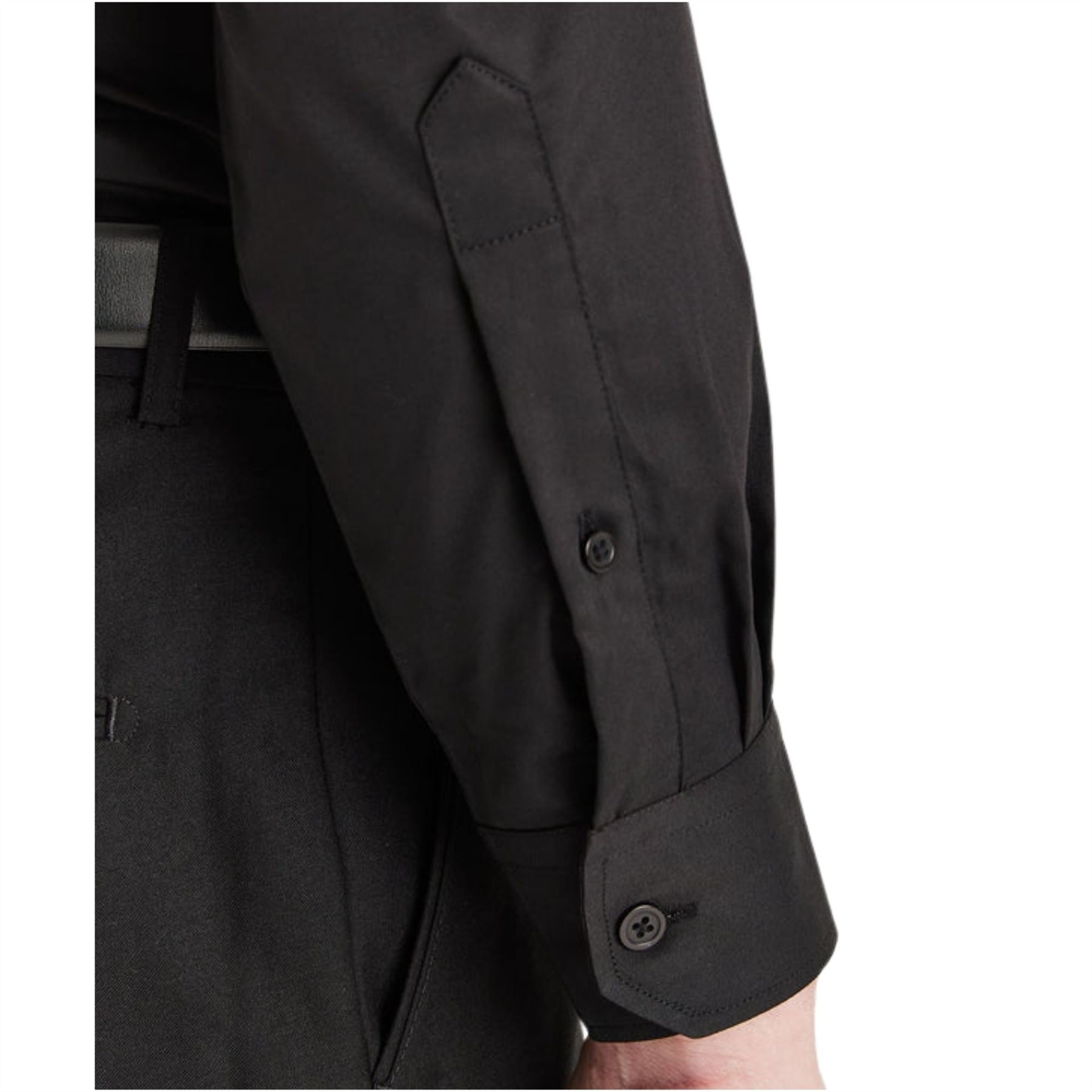 Men’s Classic Double Cuff Cutaway Collar Dress Shirt