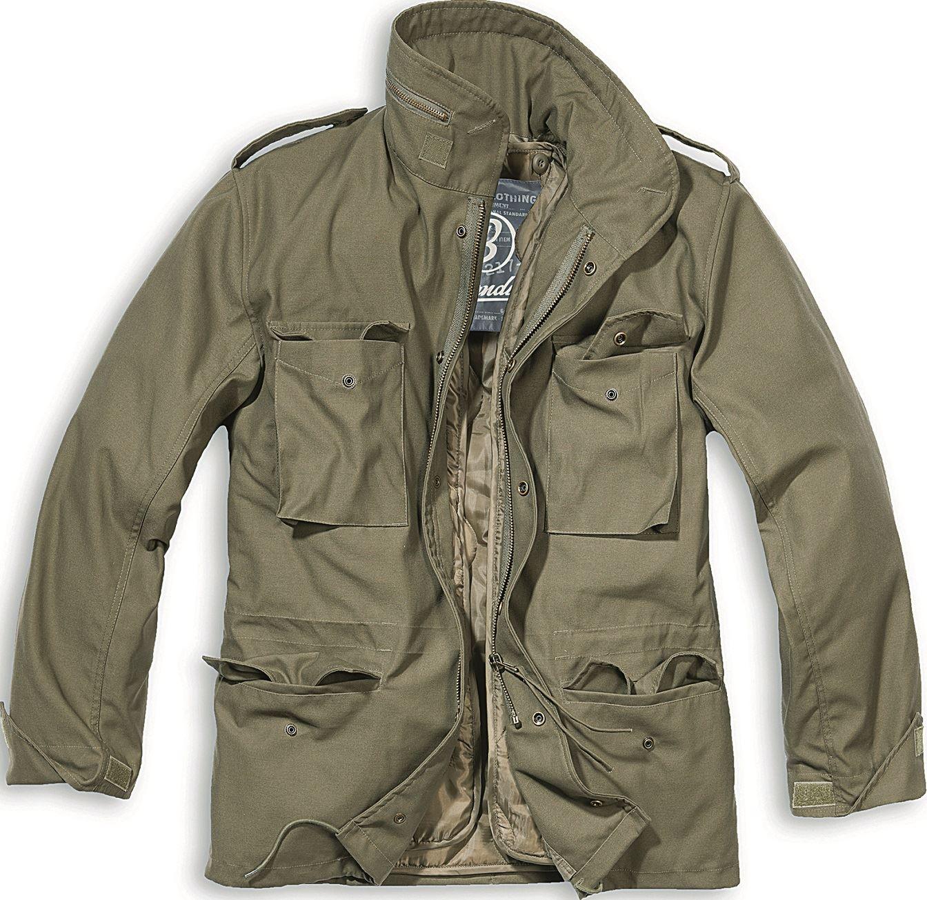 Brandit M65 Military Vintage Parka Jacket Field Army Combat Zip Warm Winter - Knighthood Store