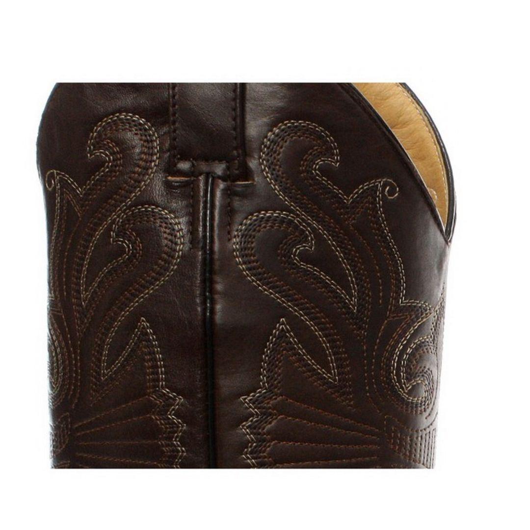 Mens Hi Cowboy Boots Pointed Black Brown Grinders Leather Crocodile Western Cuban - Knighthood Store