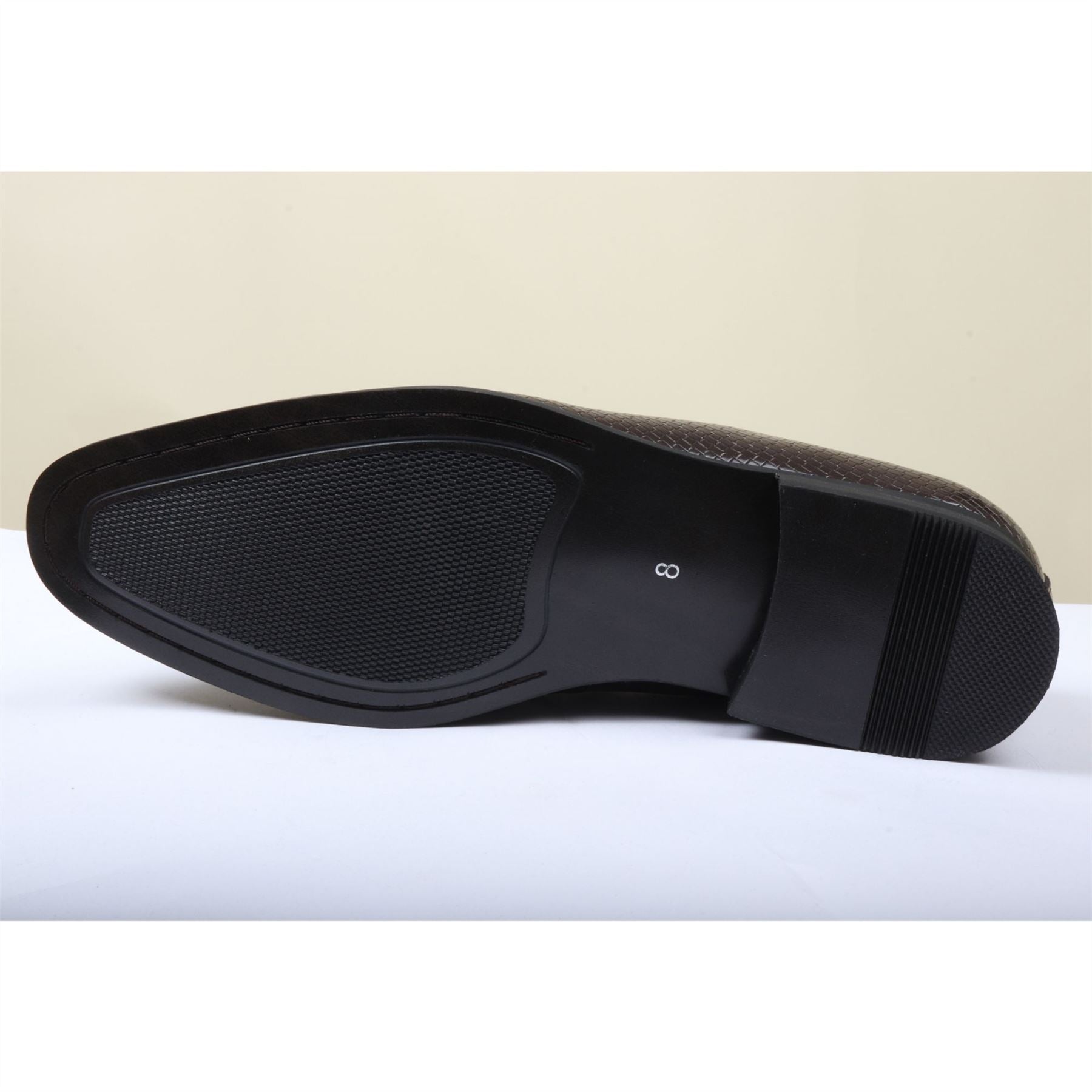 Men's Leather Lined Tassel Pattern Loafers