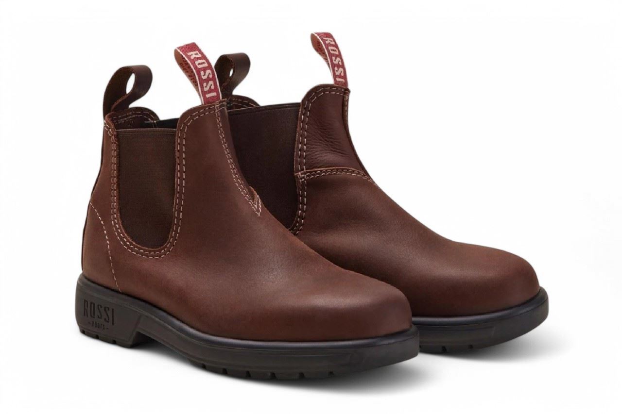 Endura 303 - Redwood Brown Leather Chelsea Boots