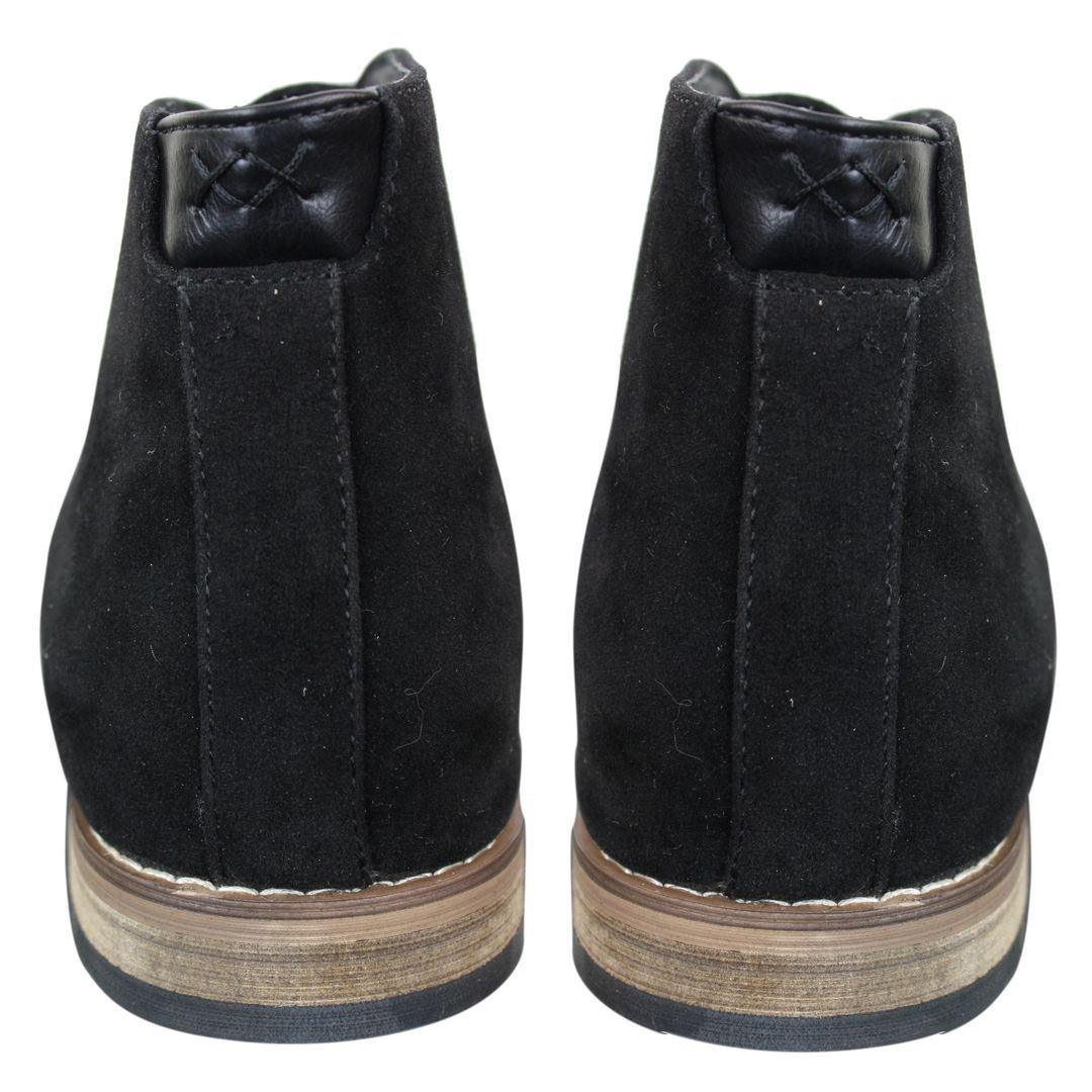 Mens Suede Ankle Boots Chelsea Laced Real Leather Lined Italian Design Smart Casual - Knighthood Store