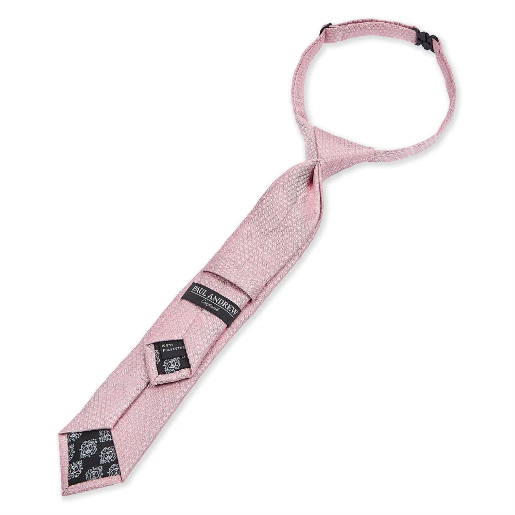 Boys Textured Necktie Satin Silk Tie