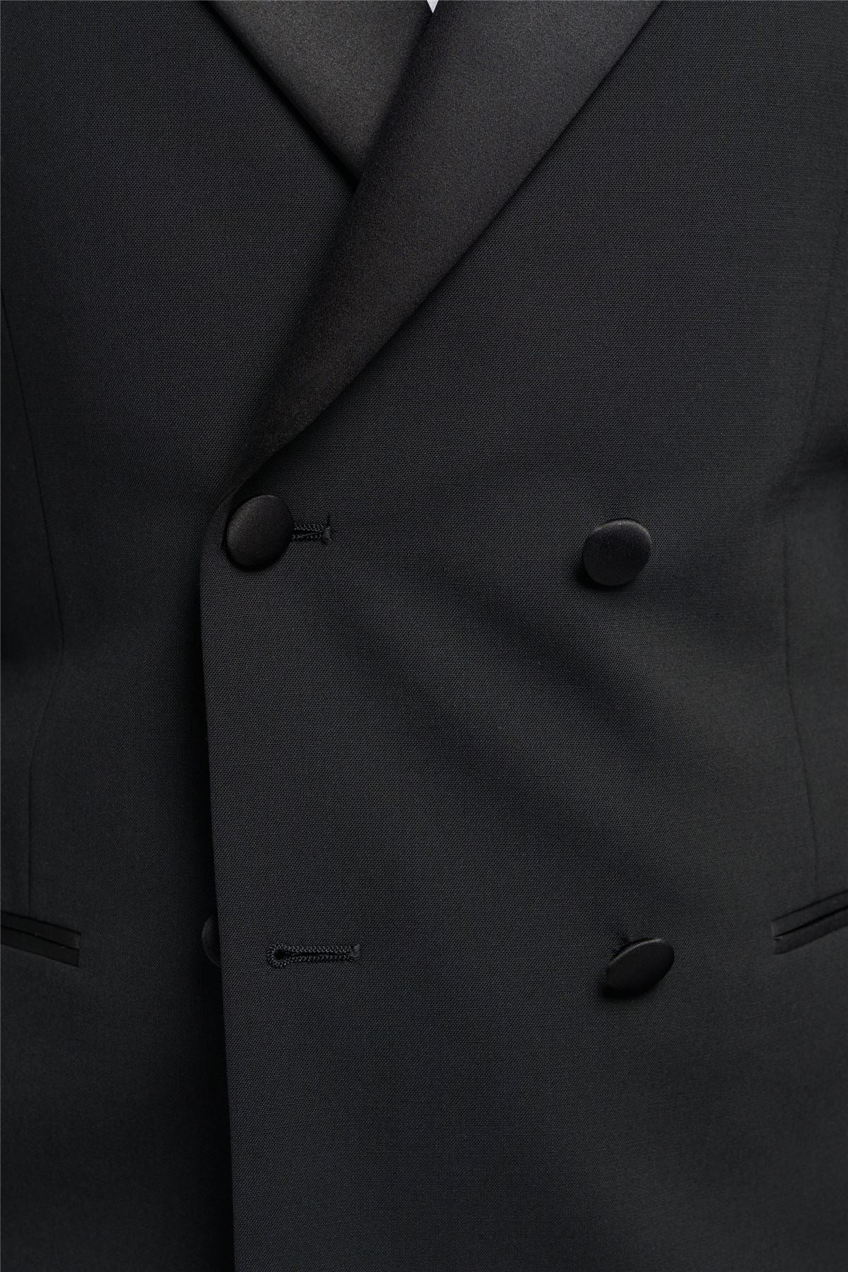 Men's Blazer Black Formal Double Breasted Tuxedo Jacket