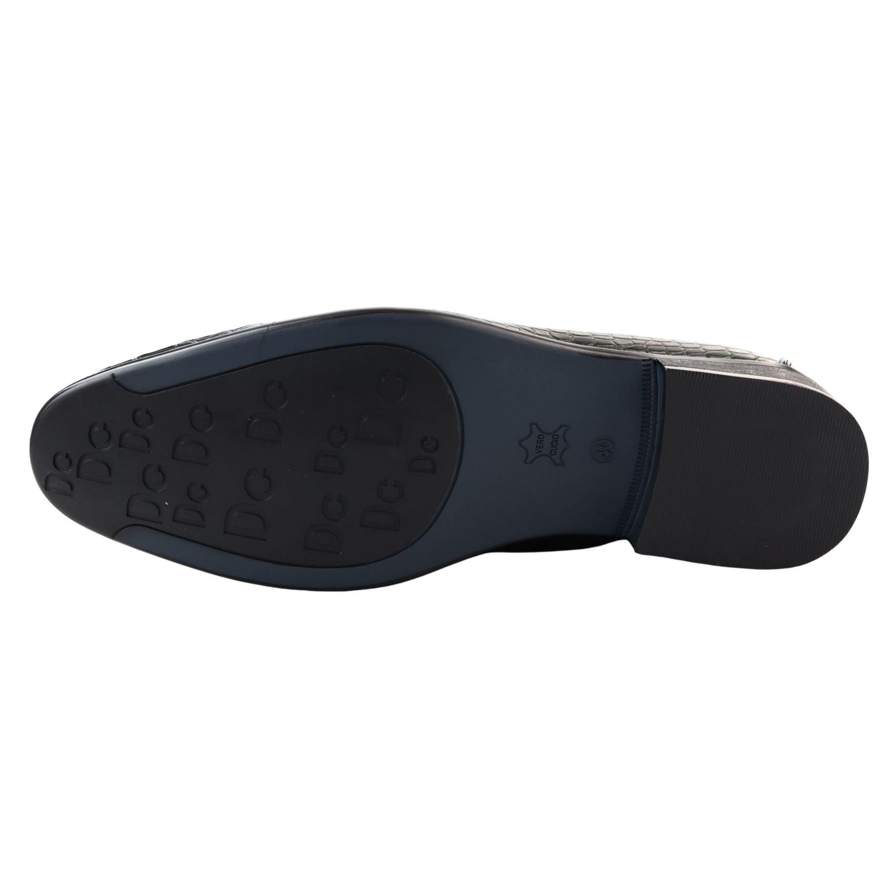 Men's Moccasin Loafers Leather Lined Slip On Formal Dress Shoes - Knighthood Store