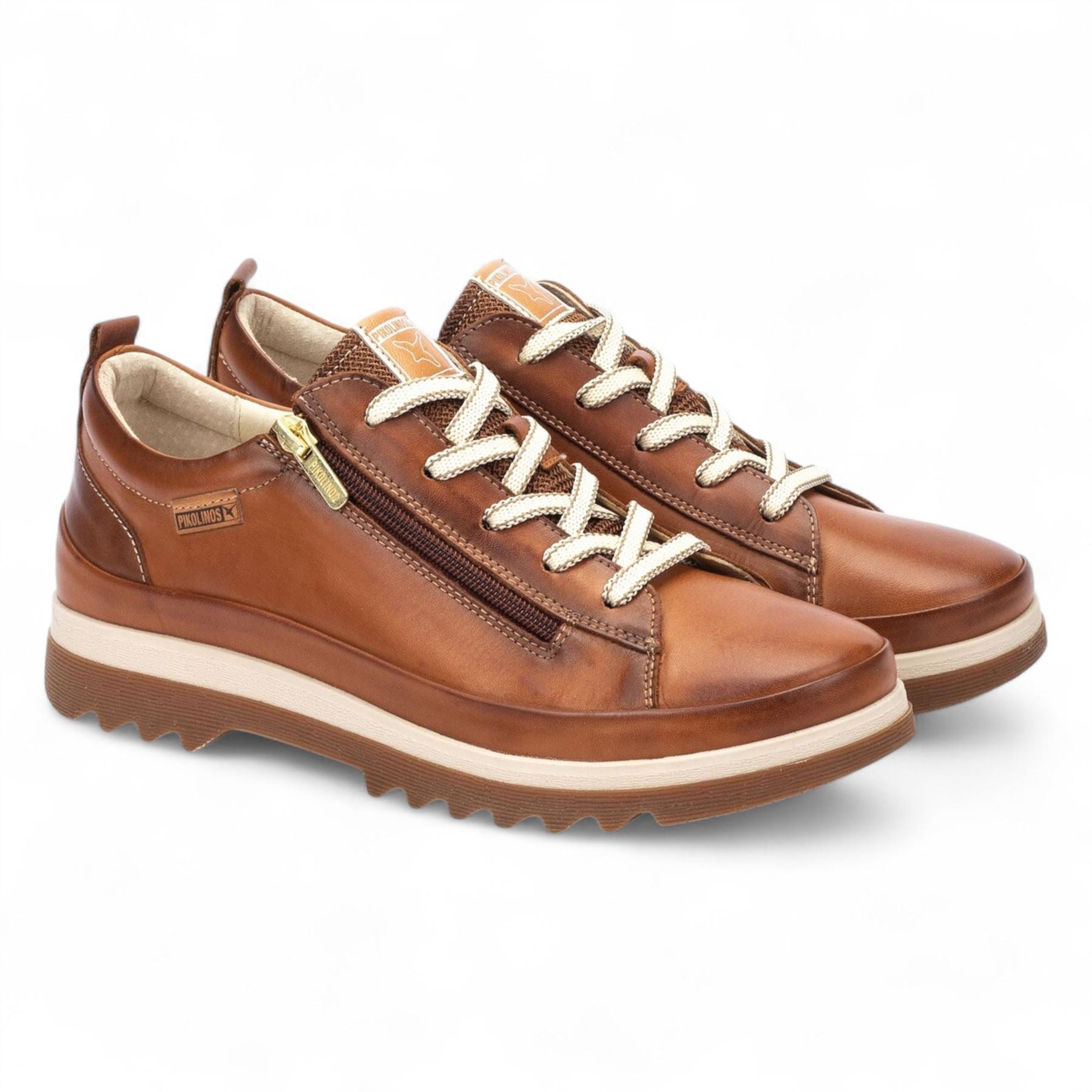 Vigo - Women’s Brandy Brown Leather Sneakers