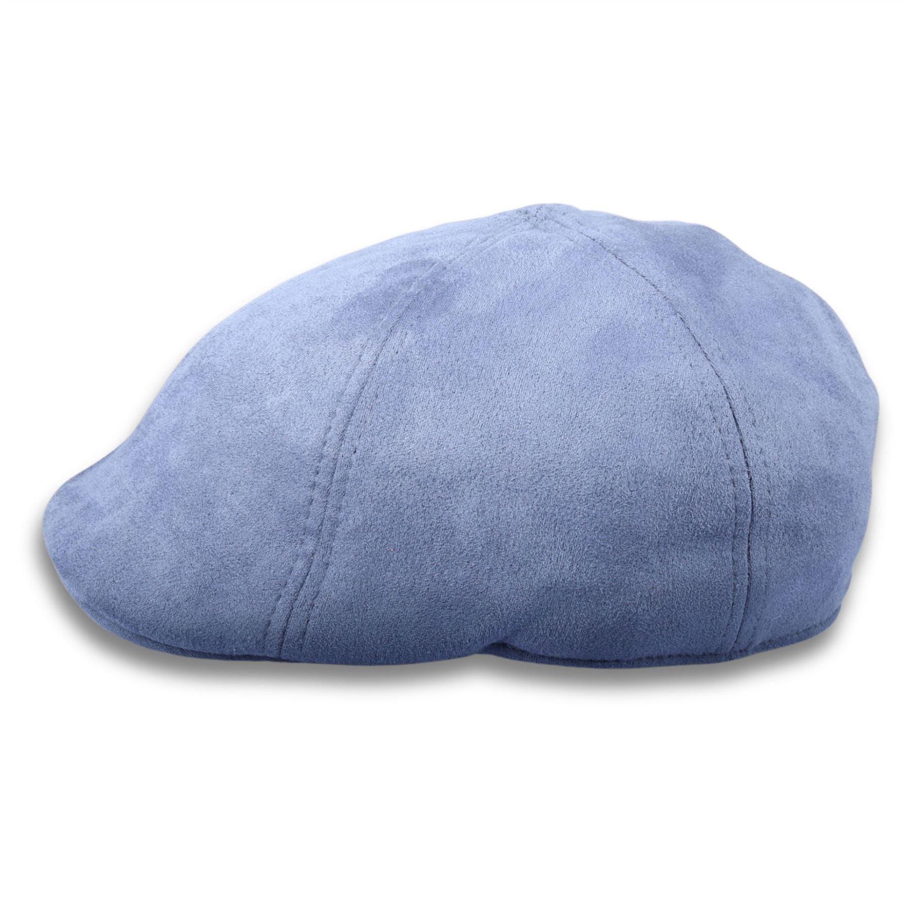 Men's Duckbill Cap Plain Solid Gatsby Peaked Ivy 6 Panel Hat - Knighthood Store