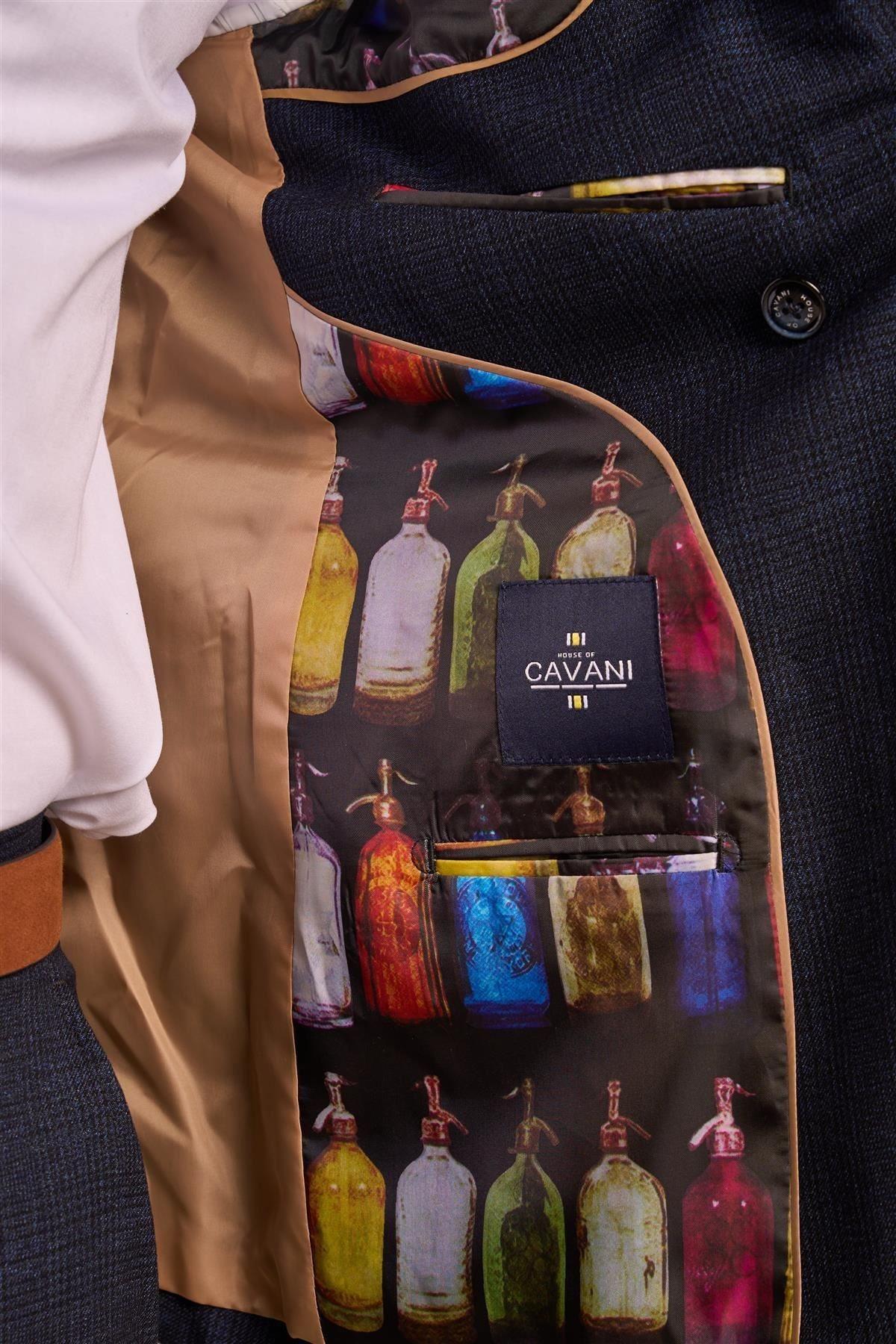 Men's Blazer Navy Blue Double Breasted Tailored Fit Suit Jacket - Knighthood Store