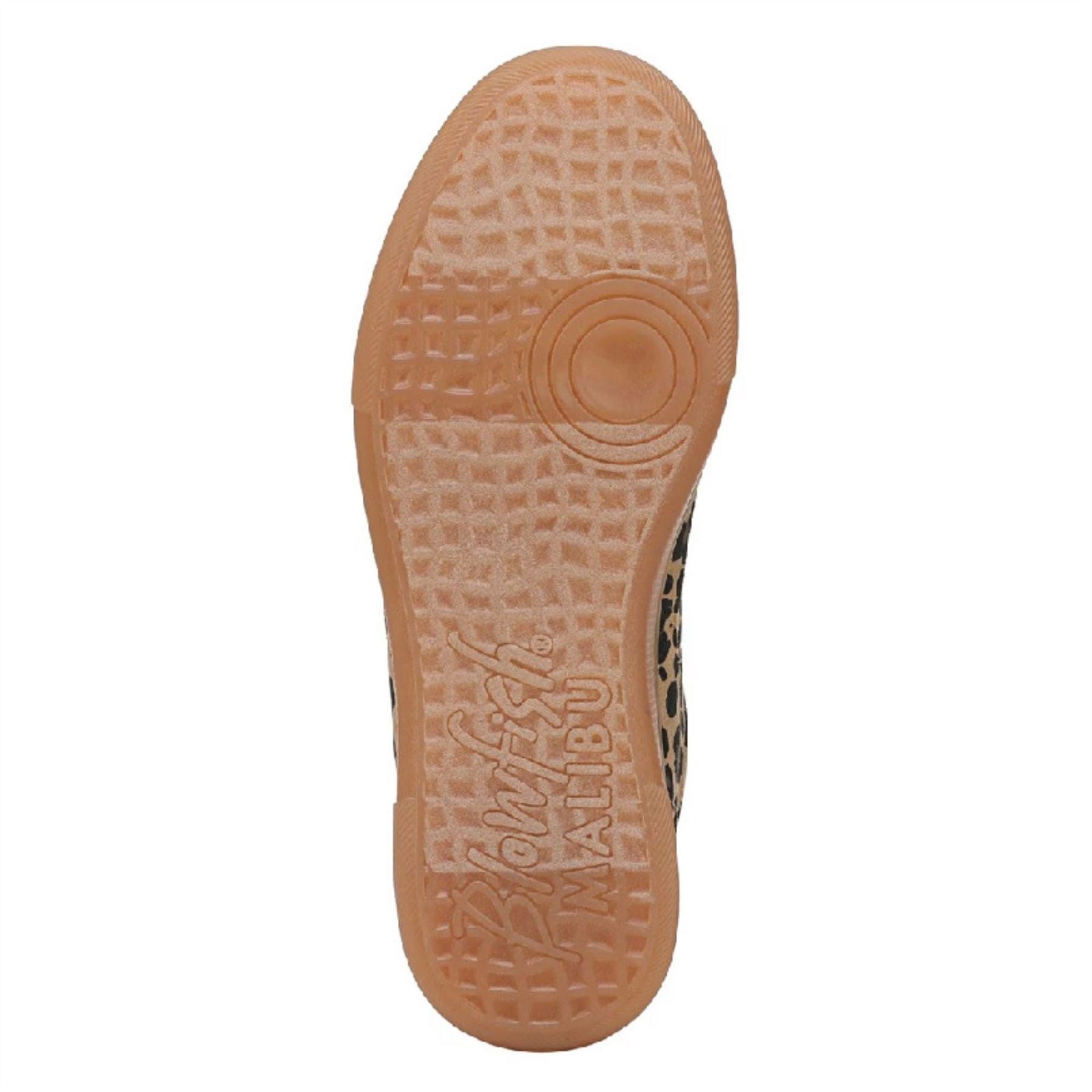 Tastic - Women's Leopard Brown Lace-Up Sneakers