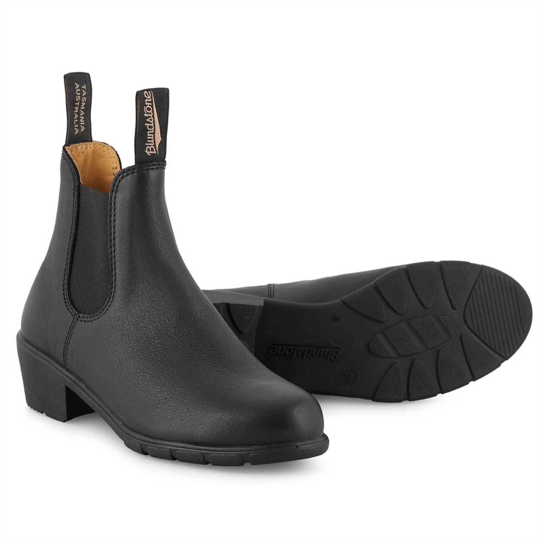 Blundstone 1671 Womens Black Leather Chelsea Boots Elasticated Ankle Classic - Knighthood Store