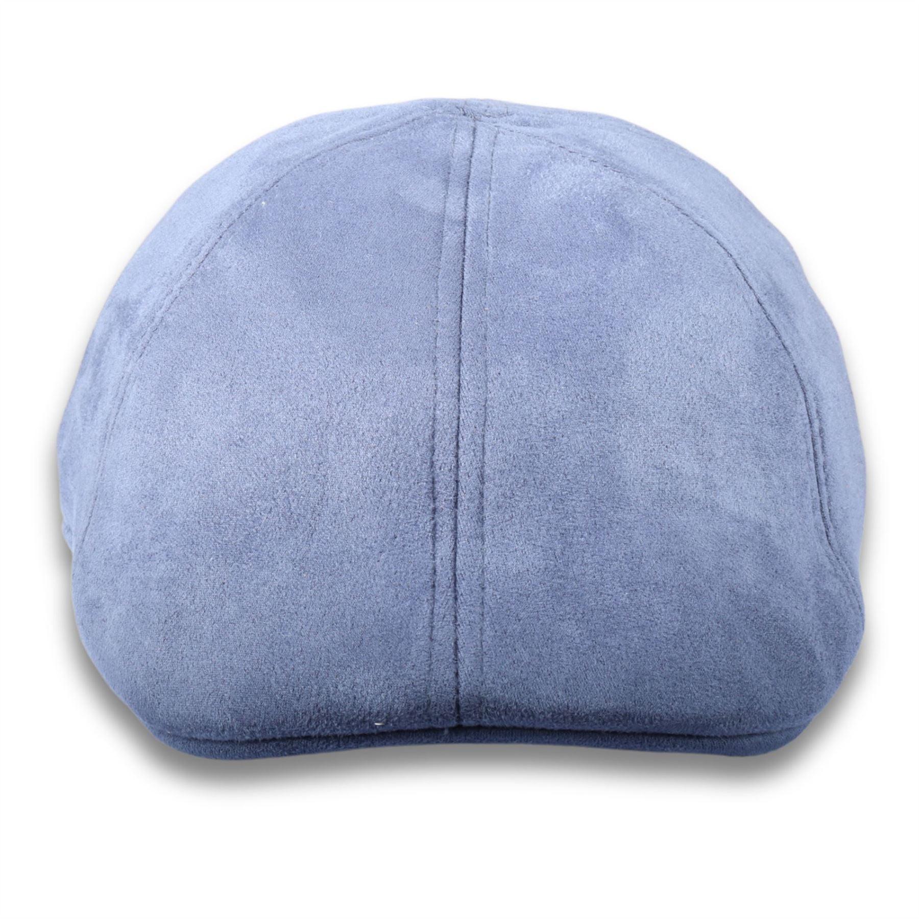Men's Duckbill Cap Plain Solid Gatsby Peaked Ivy 6 Panel Hat - Knighthood Store