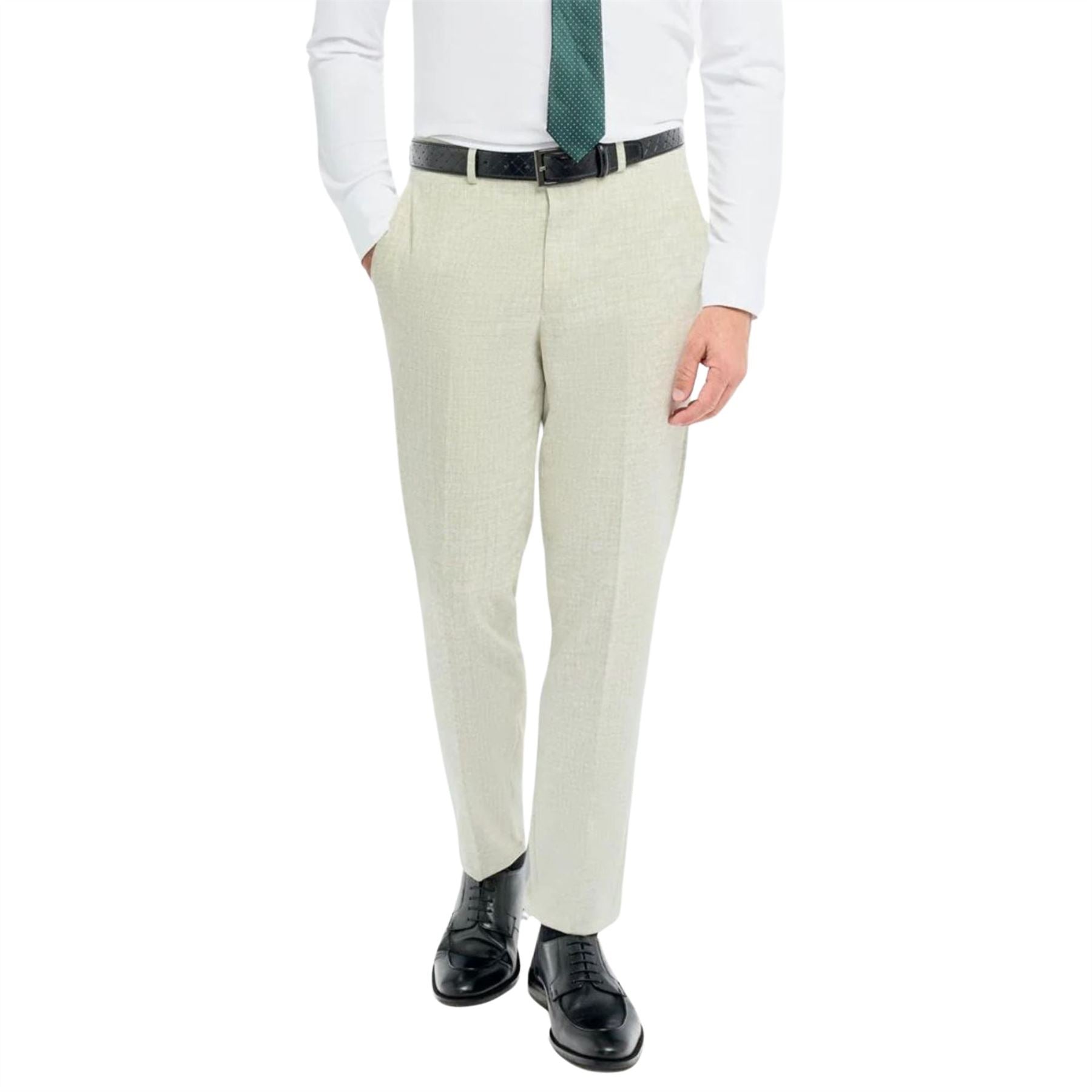 Men's Trousers Sage Green Tapered Summer Pants
