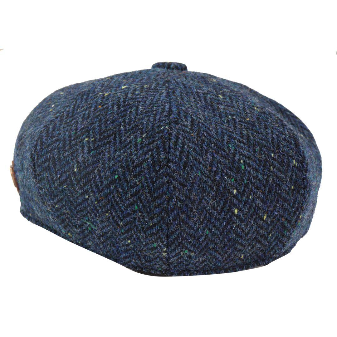 8 Panel Vintage Baker Boy Hat Newsboy Tweed Wool Herringbone 1920s Peaky - Knighthood Store