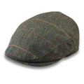 Men's Flat Cap Wool Blend Tweed Herringbone Check Gatsby Ivy Del Boy Newsboy Hat - Knighthood Store