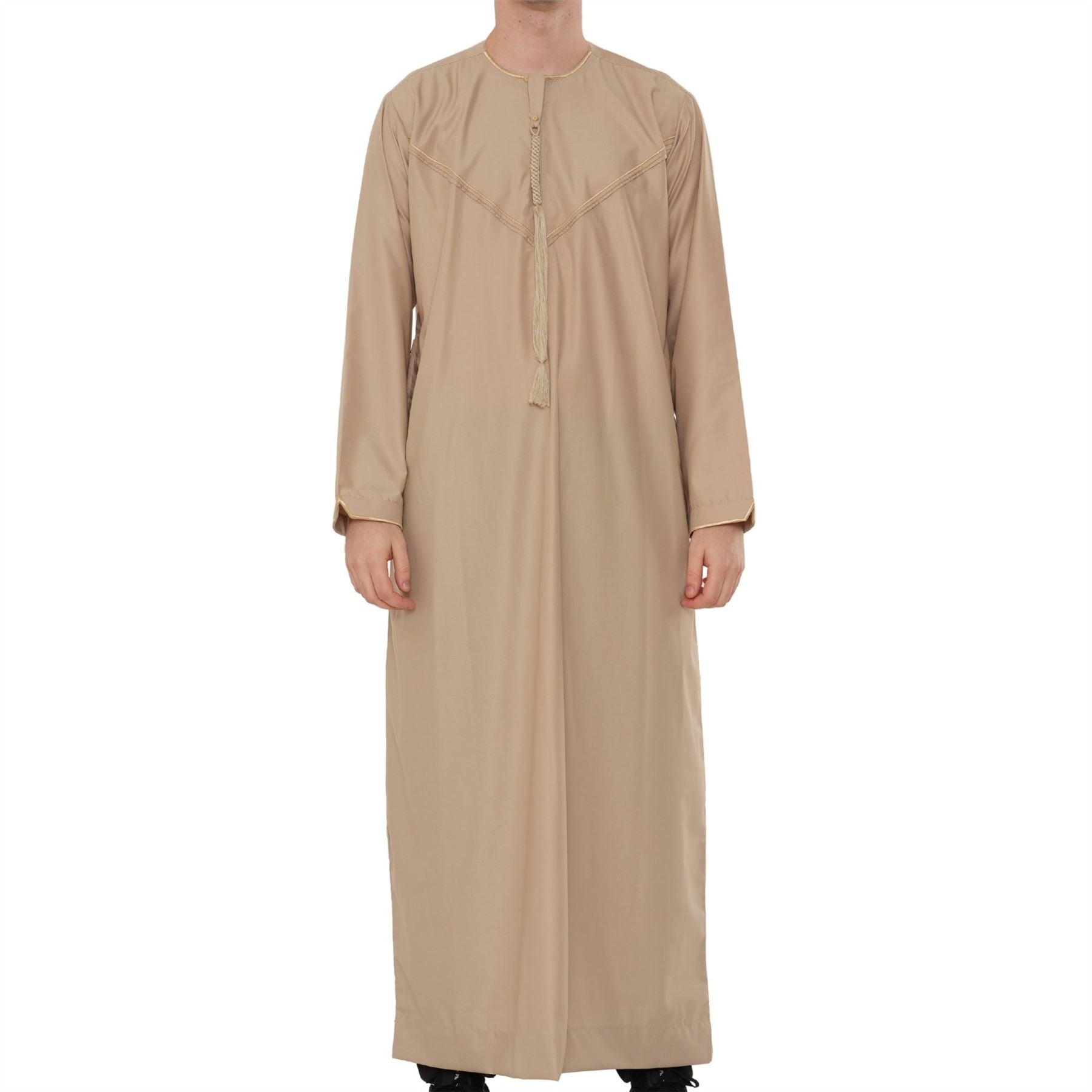TT-007 - Men's Emirati Omani Gold Embroidery Thobe