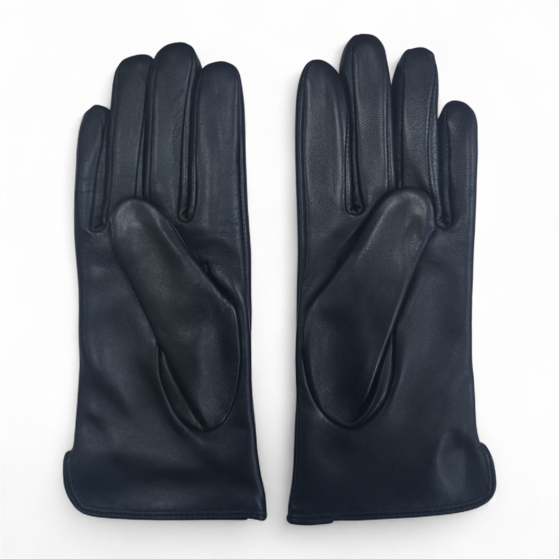 Women’s Genuine Leather Wool Lined Touchscreen Gloves