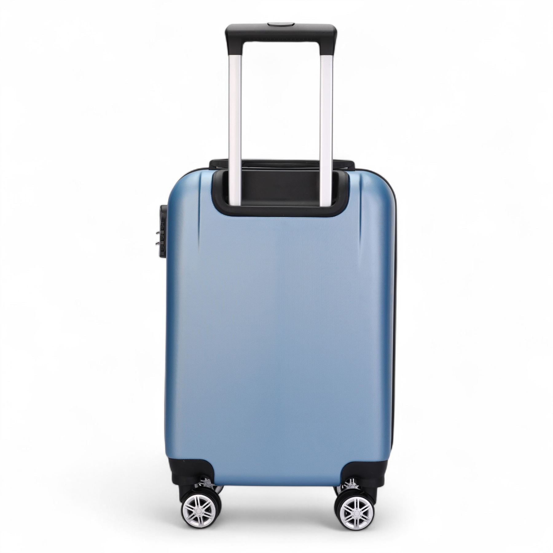 Hard Shell Modern 4-Wheel Luggage Suitcase Set