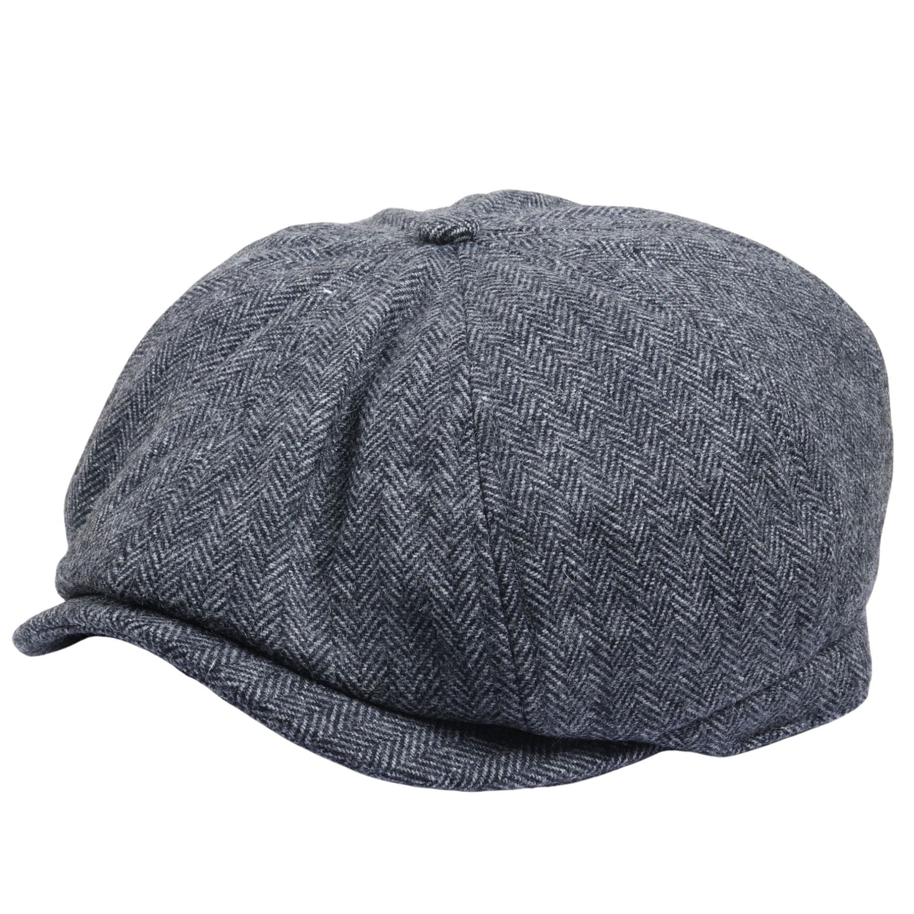 Men's Herringbone Newsboy Classic Flat Cap