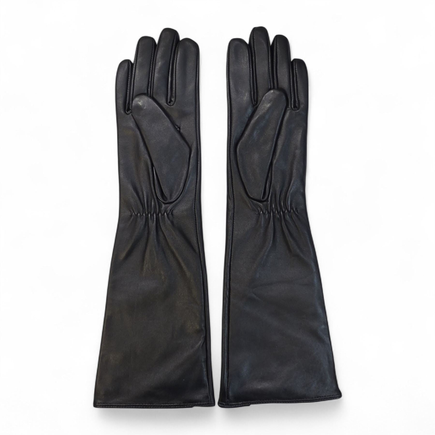 Women’s Genuine Sheepskin Leather Elbow Length Gloves