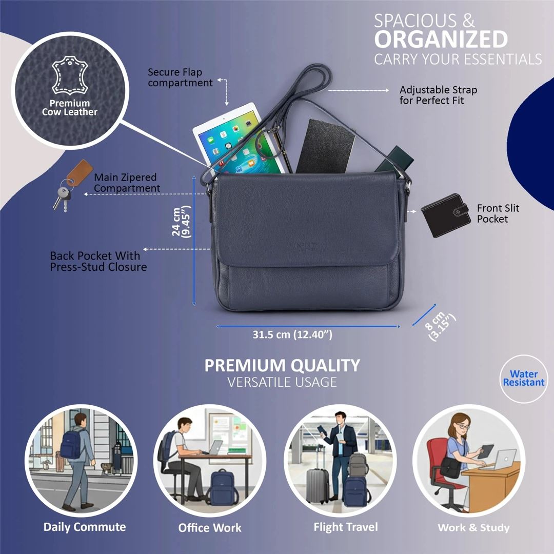 Camden - Genuine Leather Classic Laptop Bag