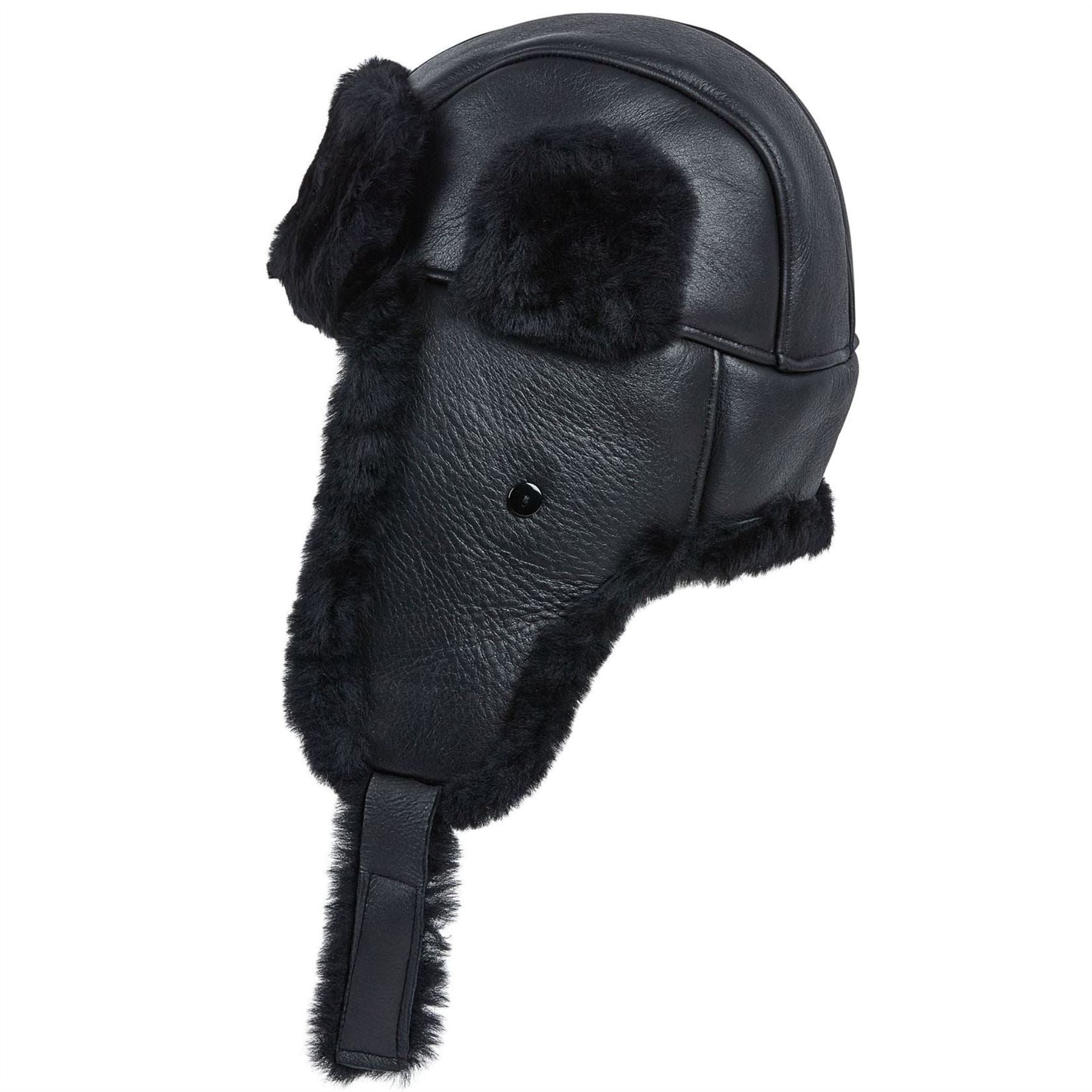 Men's RAF Aviator Sheepskin B-55 Navigator Hat