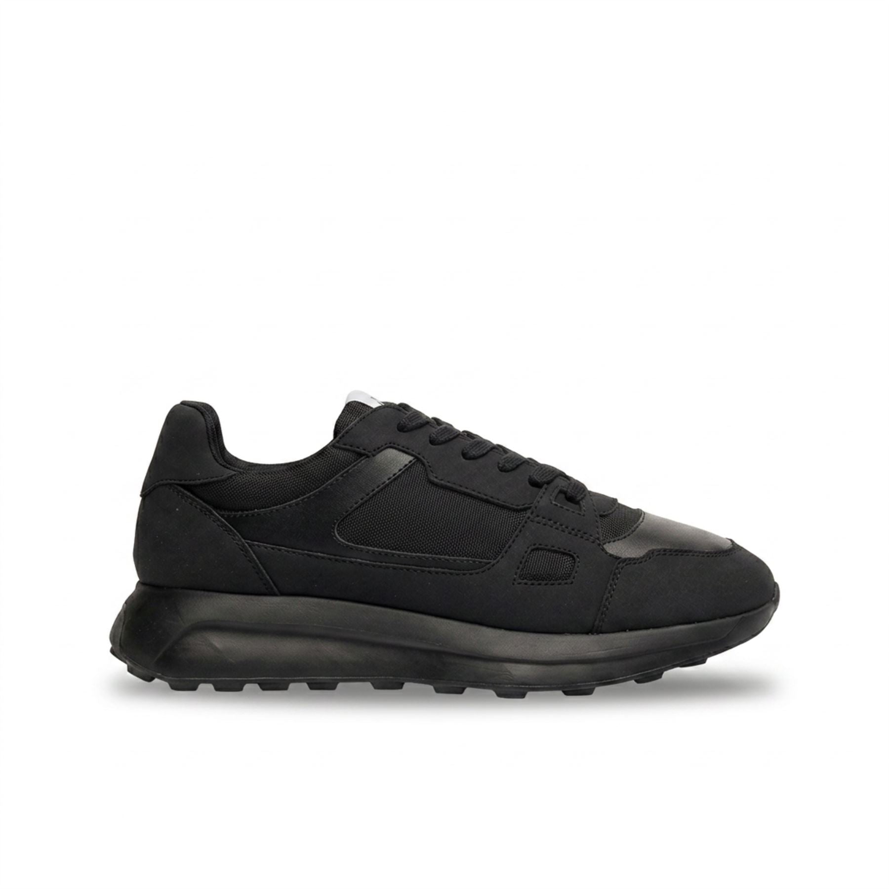 Albany - Men's Black Breathable Mesh Casual Sneakers
